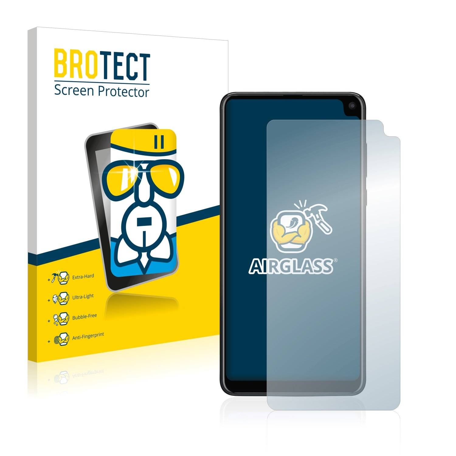 BROTECT AirGlass Schutzglas Folie für Allview V4 Viper