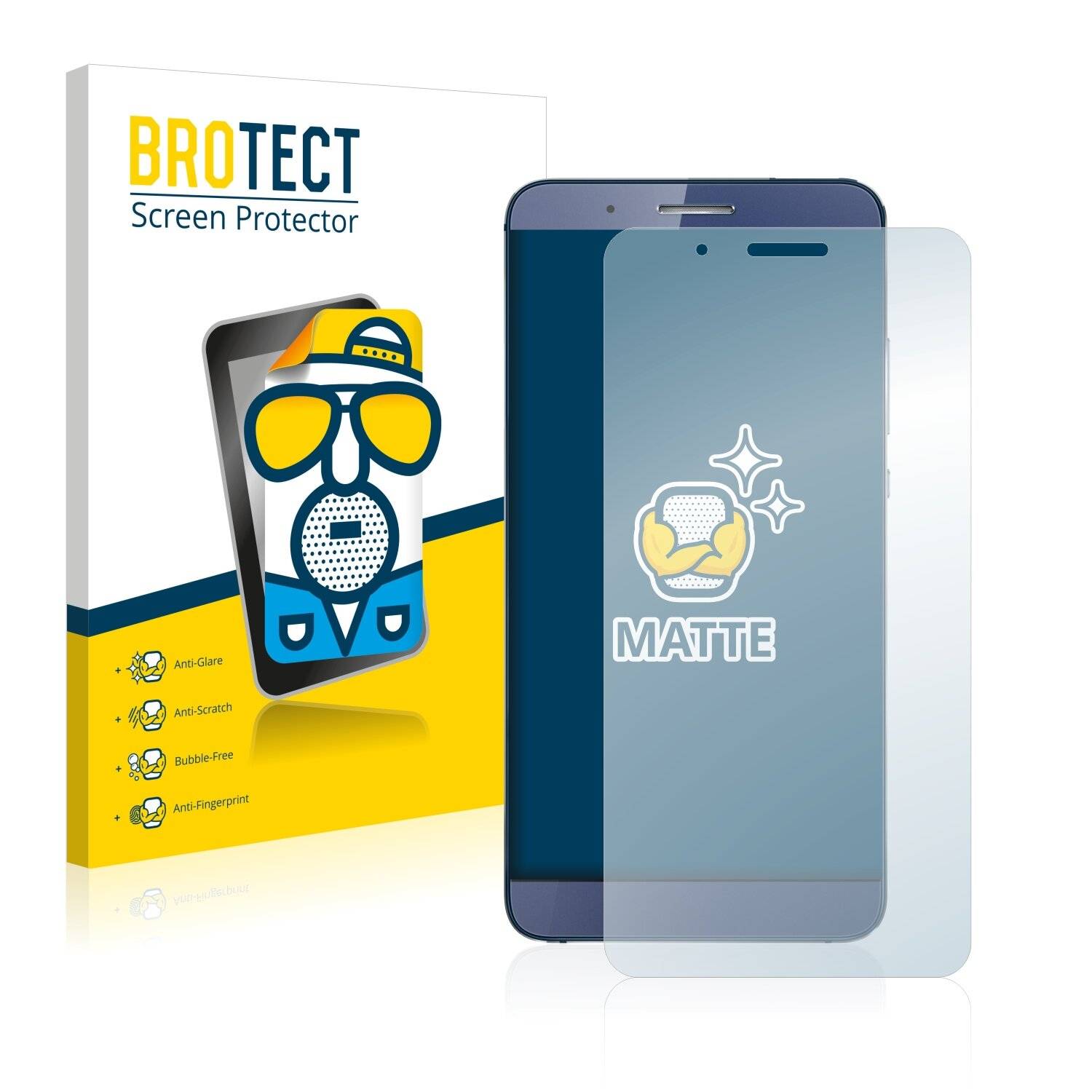 2x BROTECT Matte Displayschutzfolie für Huawei ShotX - Entspiegelt,