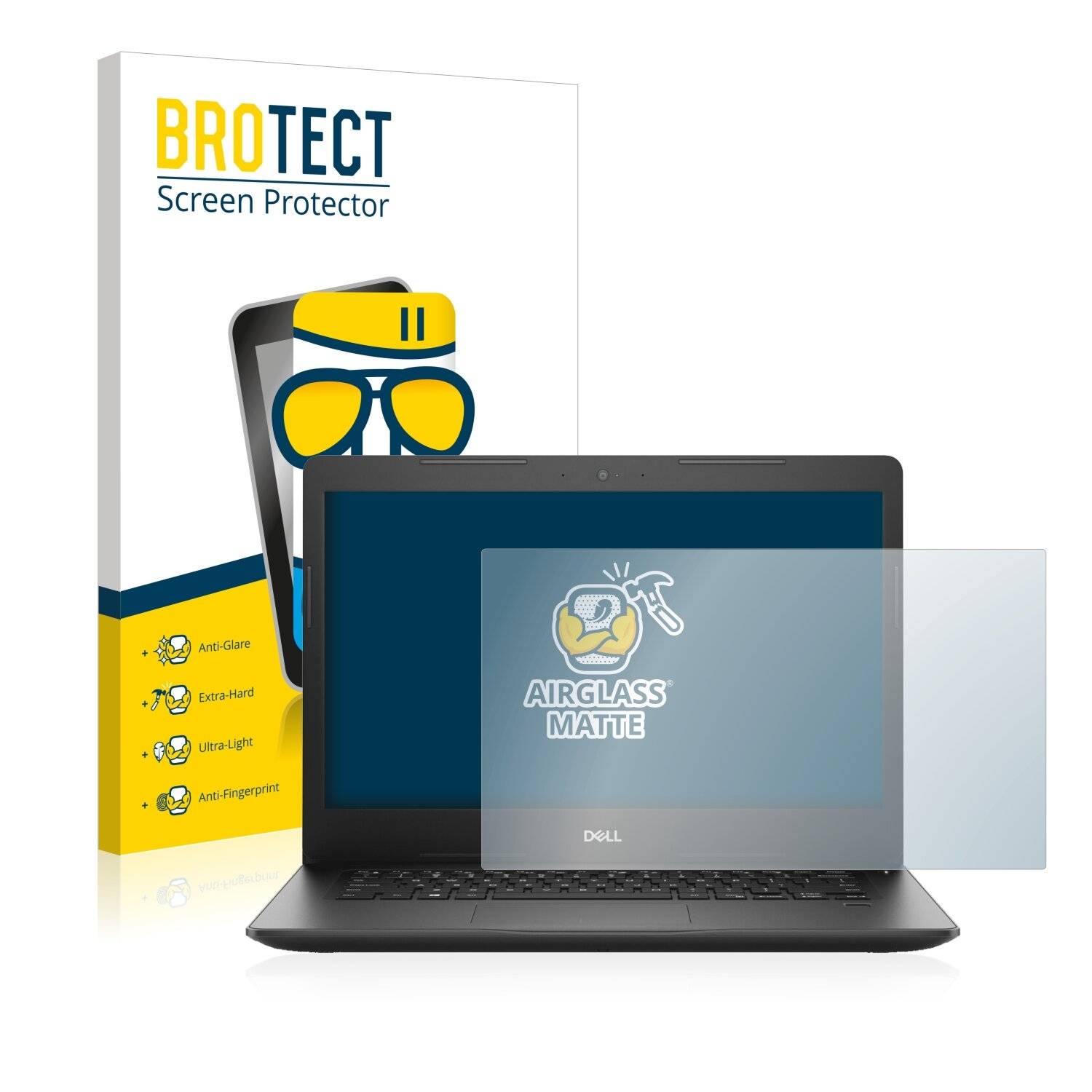 BROTECT AirGlass Matte Schutzglas Folie für Dell Latitude