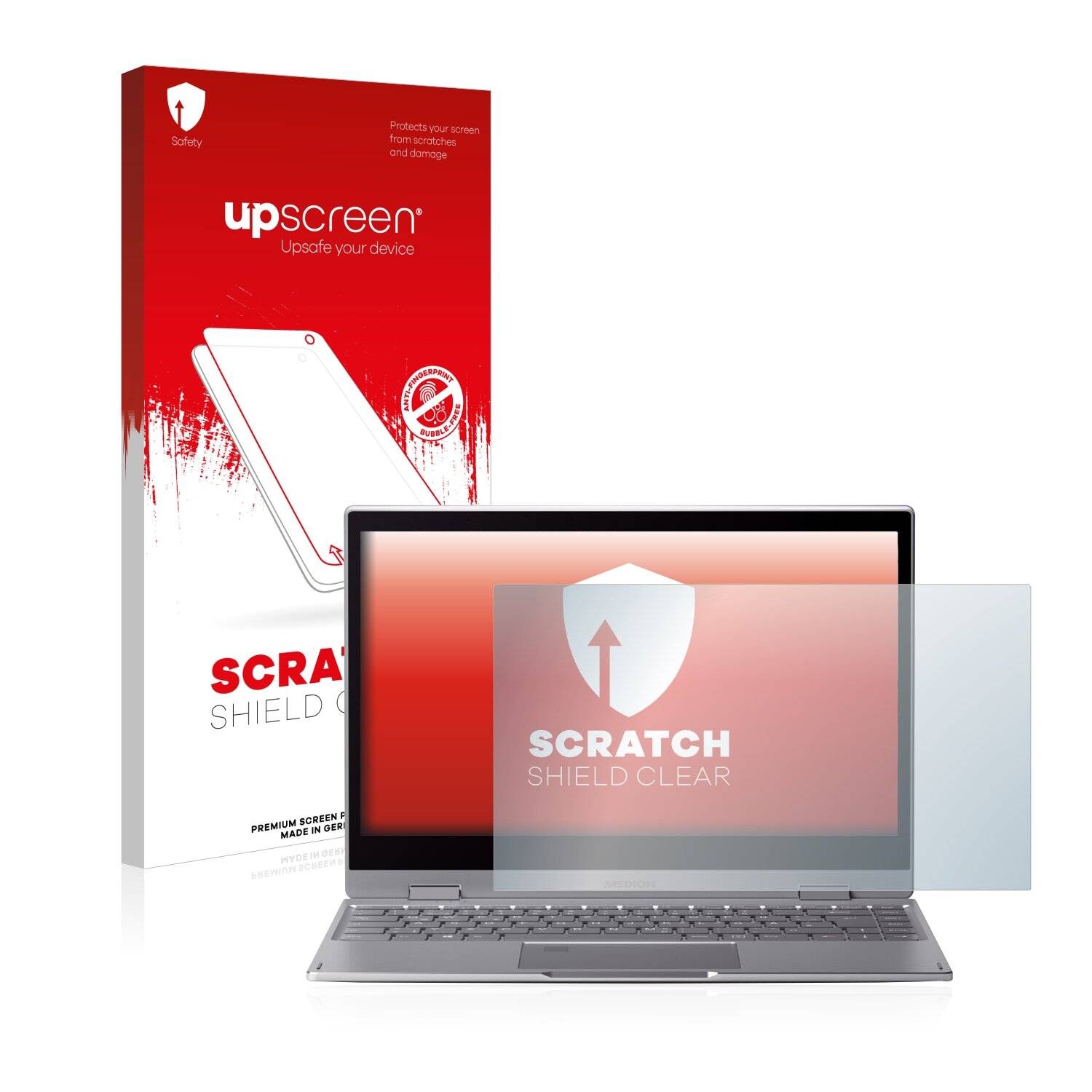 upscreen Scratch Shield Clear Premium Displayschutzfolie für Medion Akoya