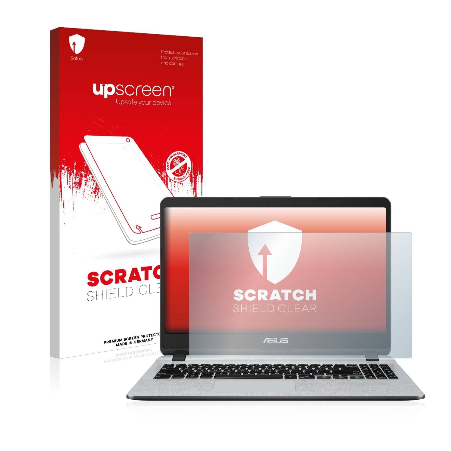 upscreen Scratch Shield Clear Premium Displayschutzfolie für Asus VivoBook