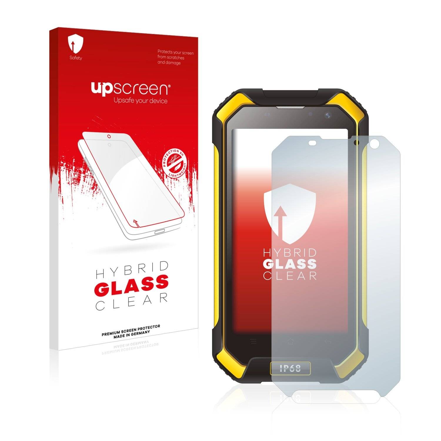 upscreen Hybrid Glass Clear Premium Schutzglas Folie für Blackview