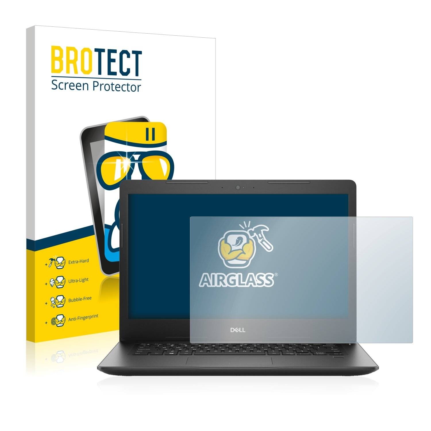 BROTECT AirGlass Schutzglas Folie für Dell Latitude