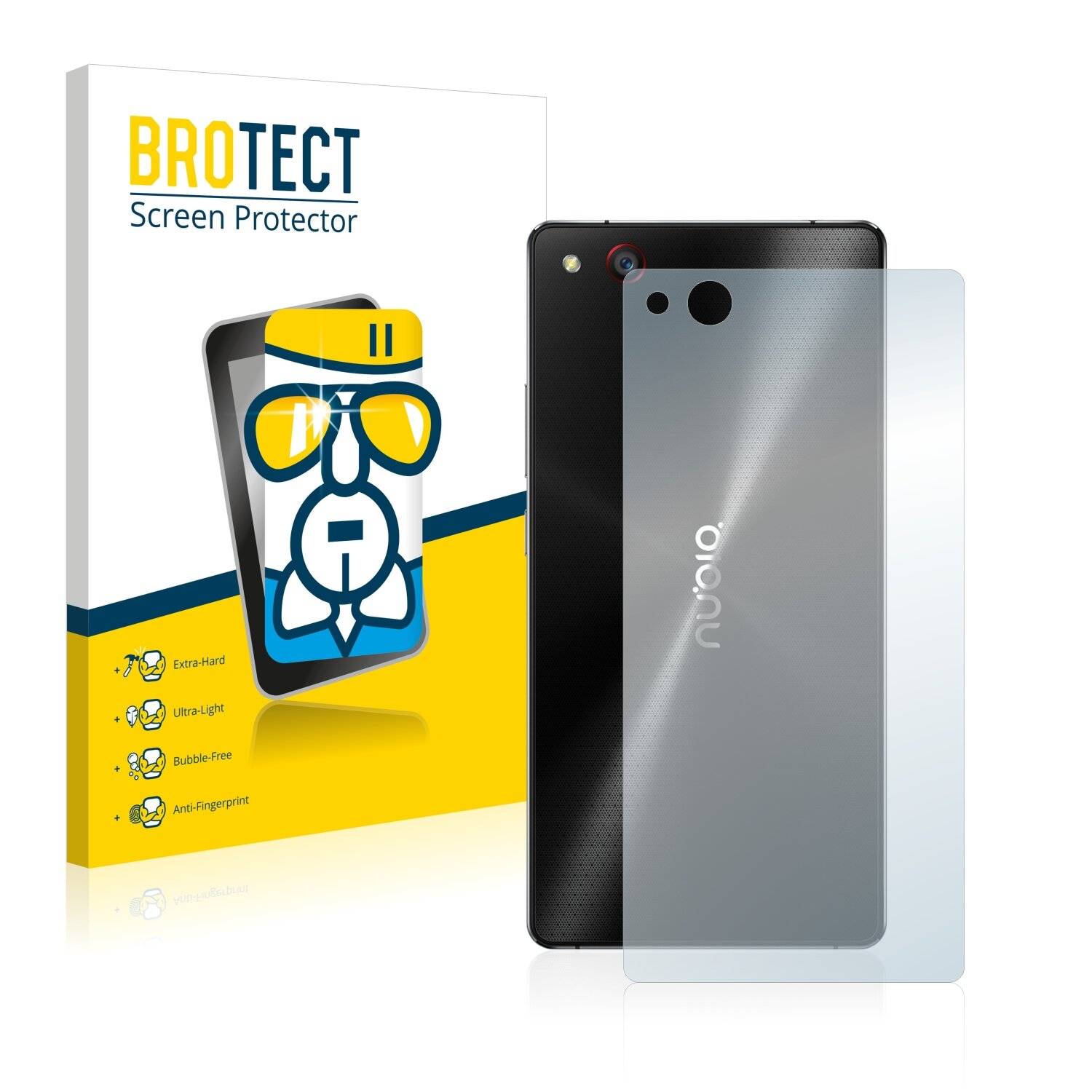 BROTECT AirGlass Schutzglas Folie für ZTE Nubia Z9 Max