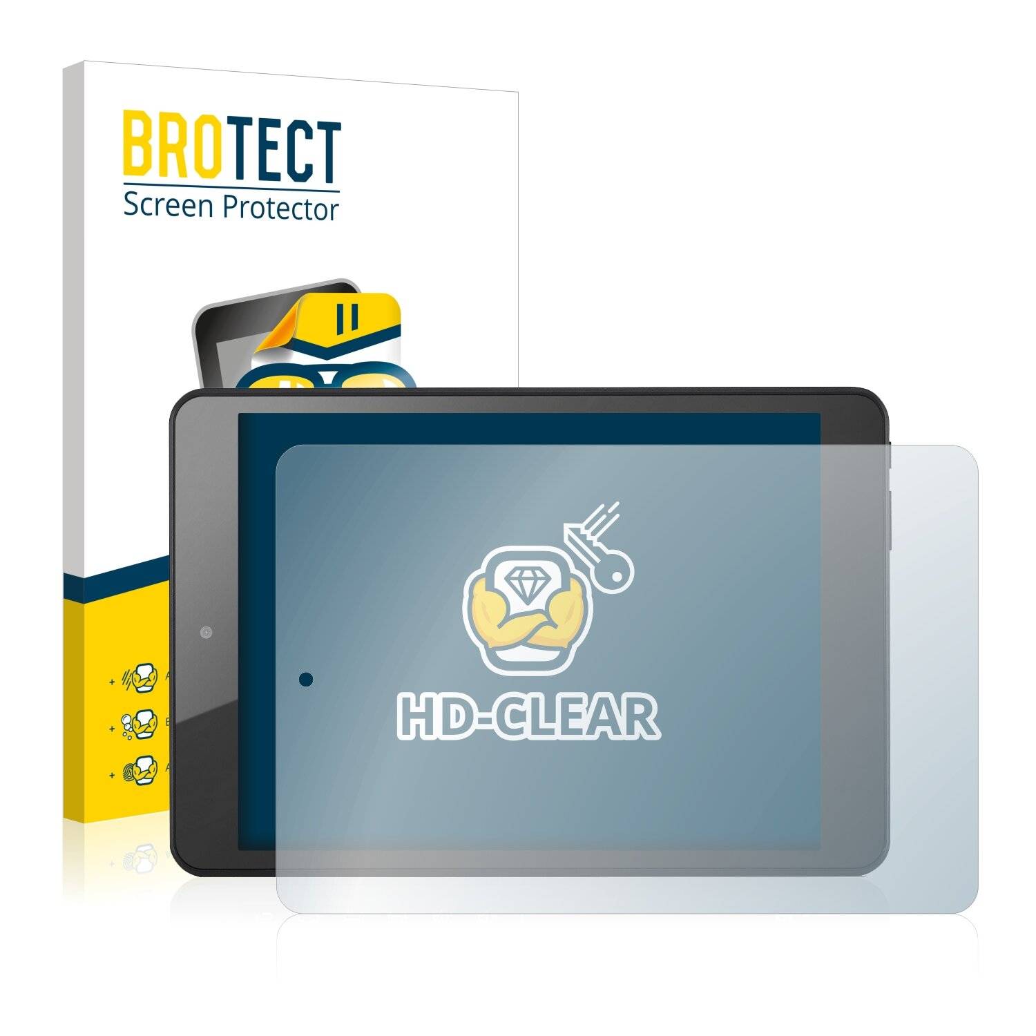 2x BROTECT HD-Clear Displayschutzfolie für Brondi Surfing Tab 1