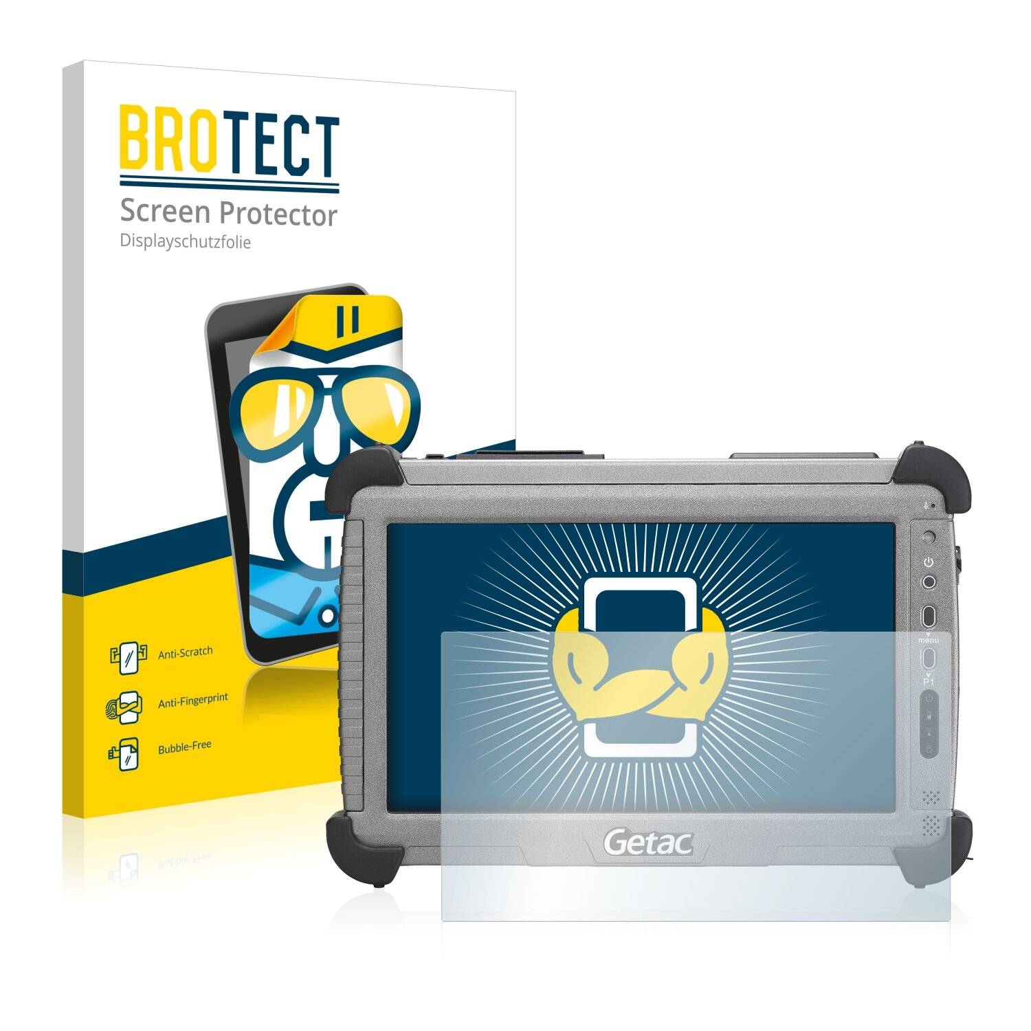 2x BROTECT HD-Clear Displayschutzfolie für Getac