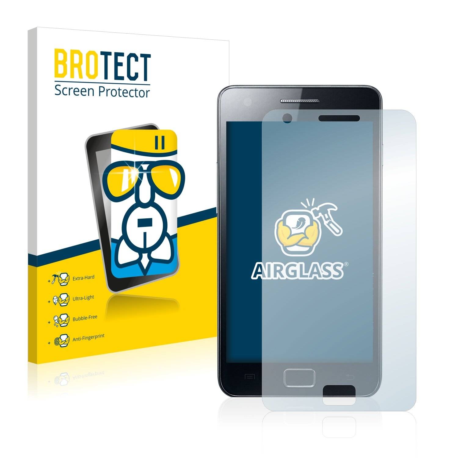 BROTECT AirGlass Schutzglas Folie für Samsung Galaxy