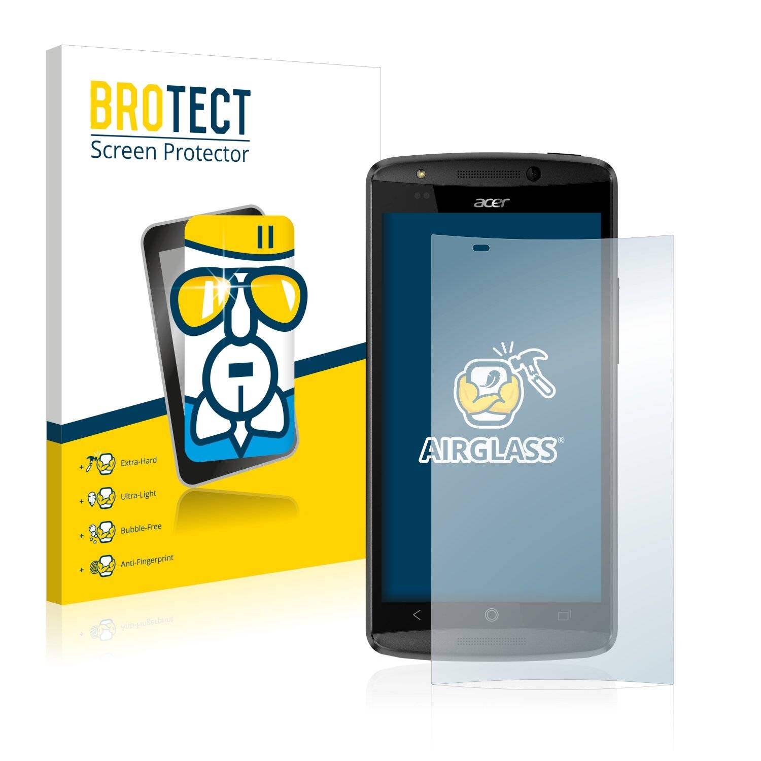 BROTECT AirGlass Schutzglas Folie für Acer Liquid