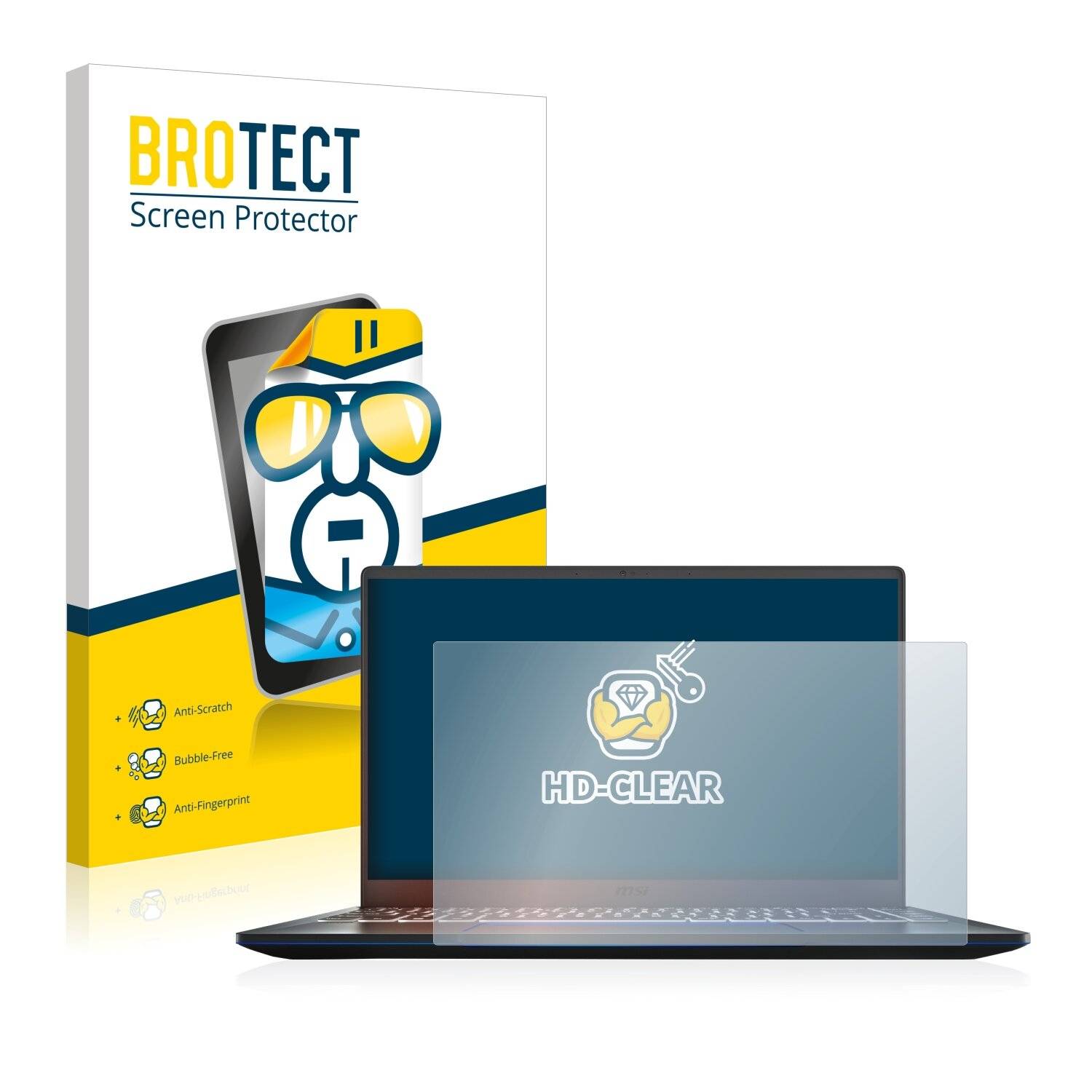 BROTECT HD-Clear Displayschutzfolie für MSI Prestige