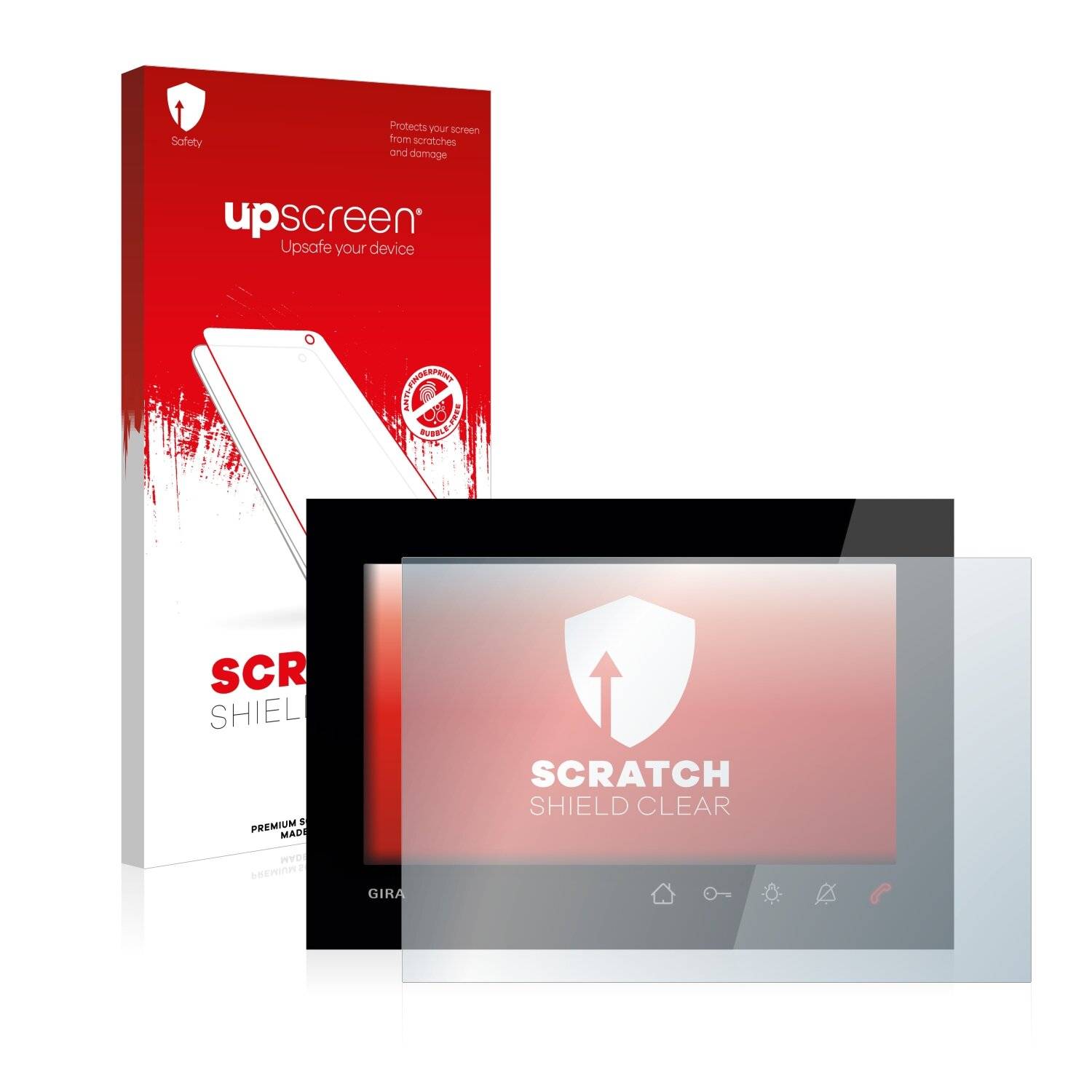 upscreen Scratch Shield Clear Premium Displayschutzfolie für Gira Wohnungsstation AP