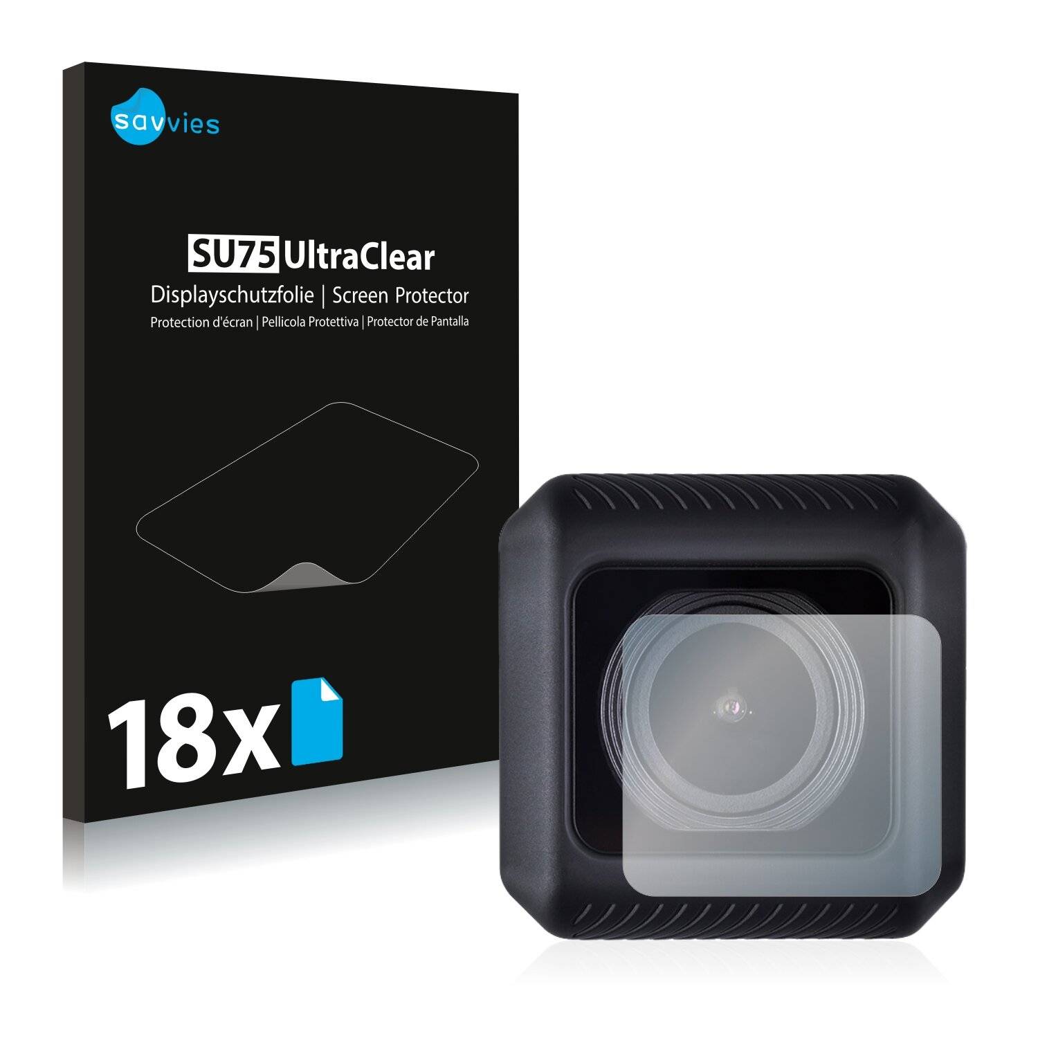 18x Savvies SU75 Displayschutzfolie für RunCam