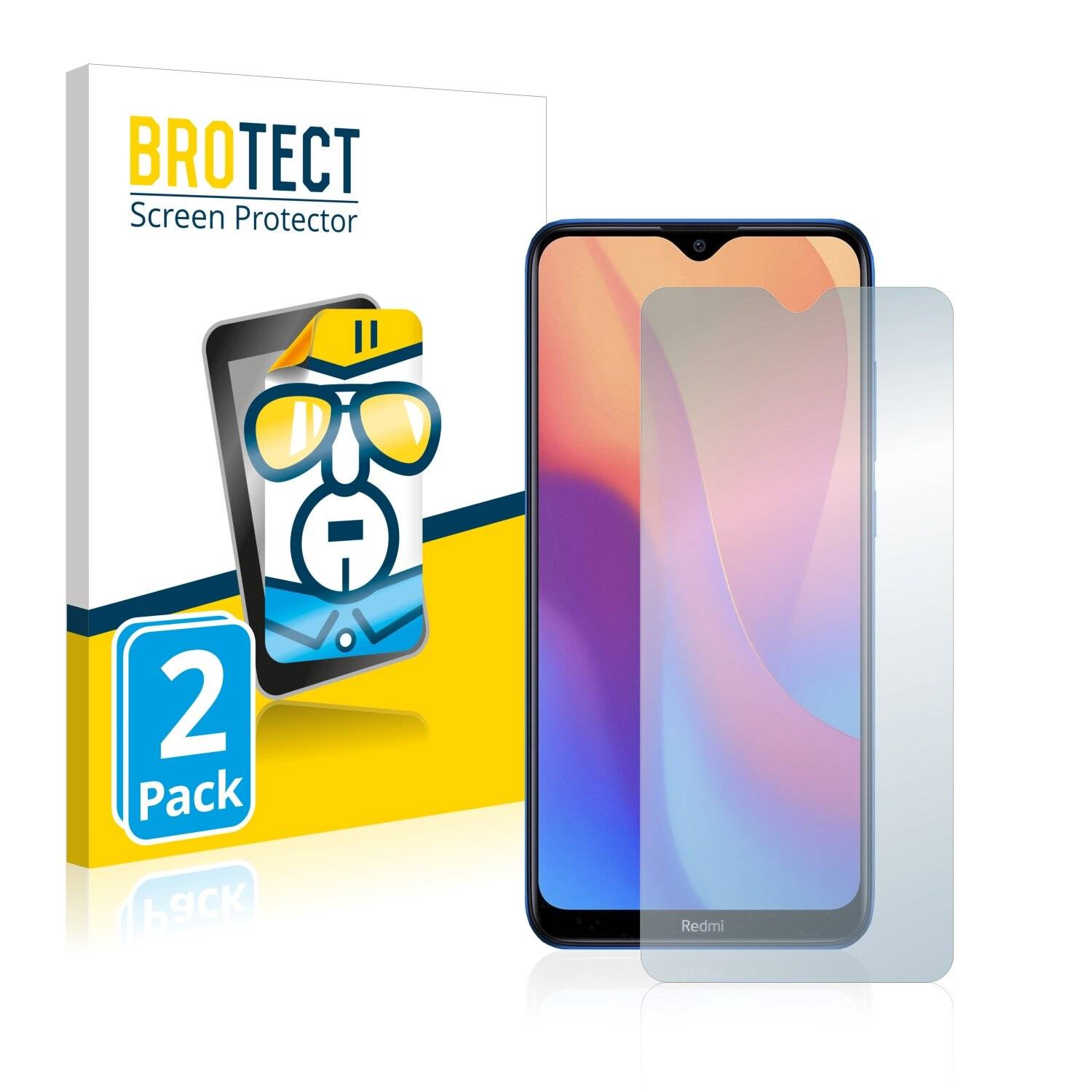 2x BROTECT HD-Clear Displayschutzfolie für Xiaomi Redmi