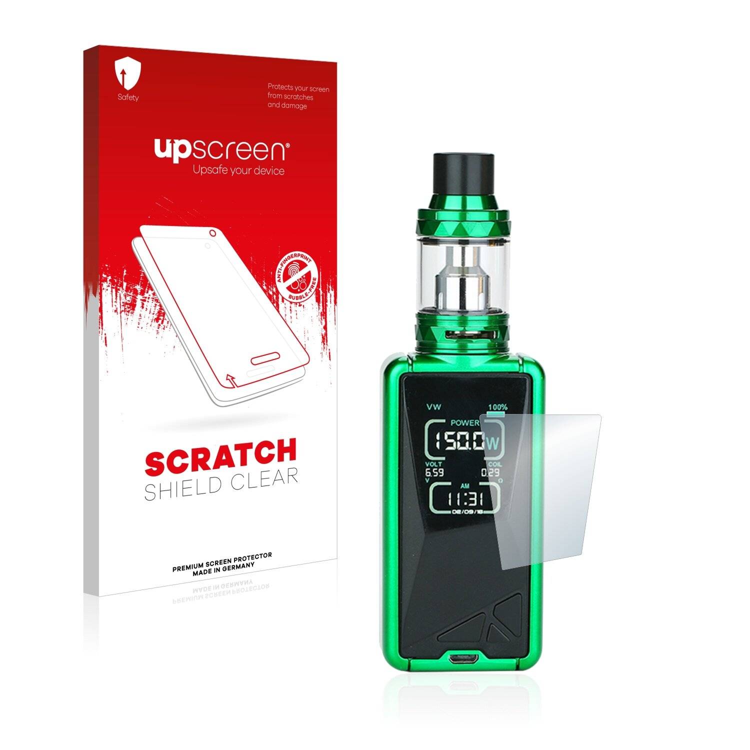 upscreen Scratch Shield Clear Premium Displayschutzfolie für Eleaf