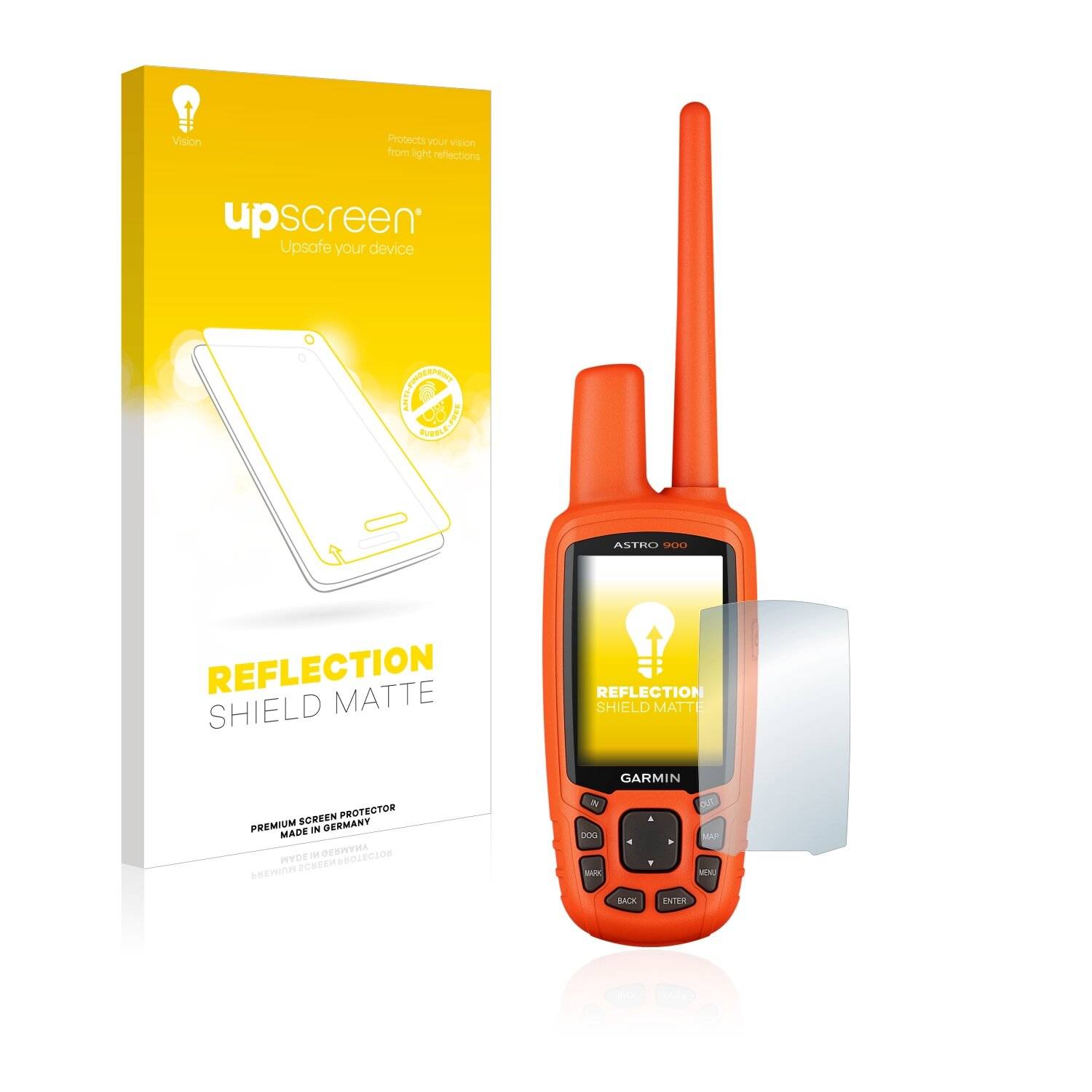 upscreen Reflection Shield Matte Premium Displayschutzfolie für Garmin Astro