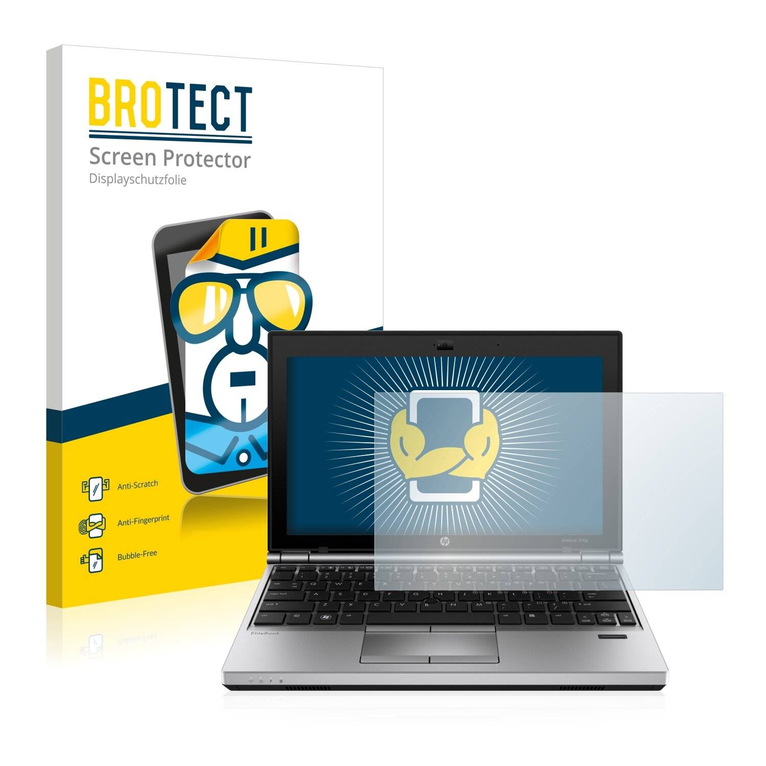 2x BROTECT HD-Clear Displayschutzfolie für HP EliteBook