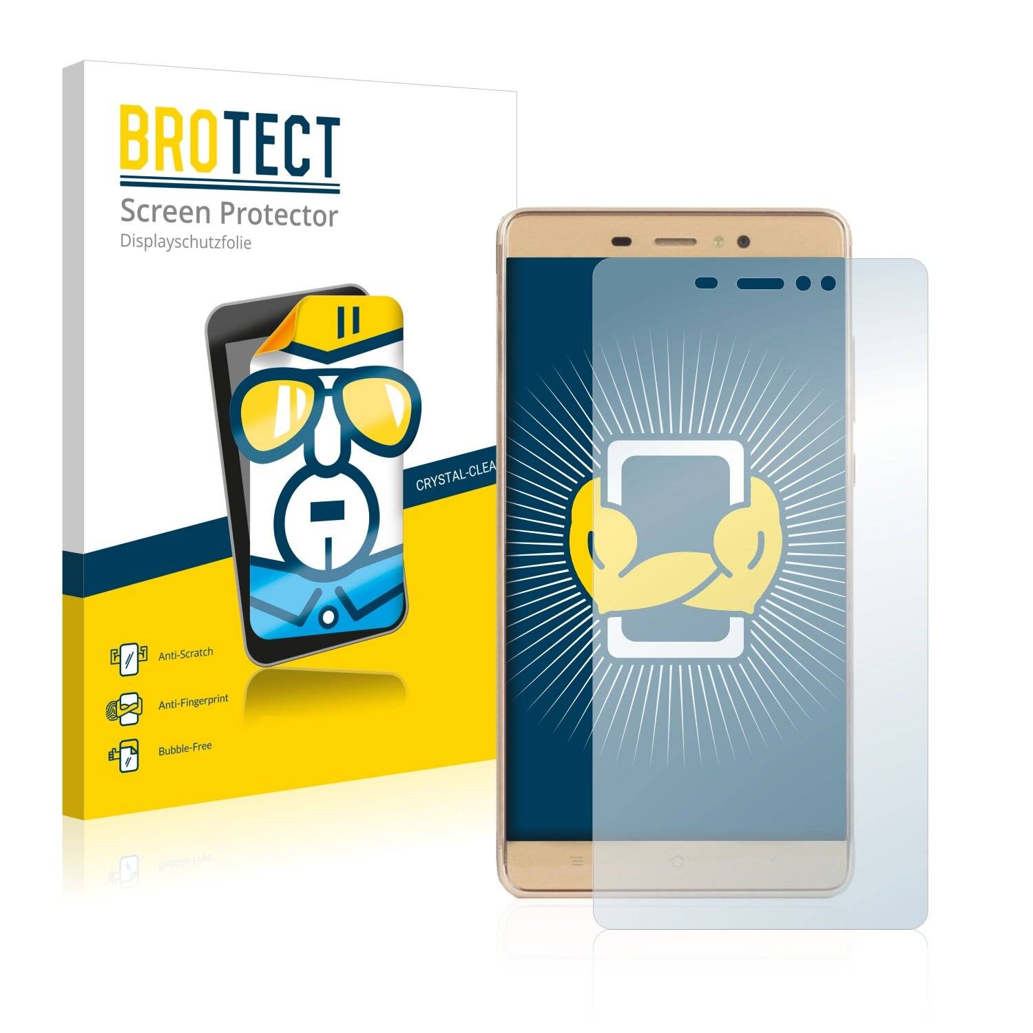 2x BROTECT HD-Clear Displayschutzfolie für Elephone