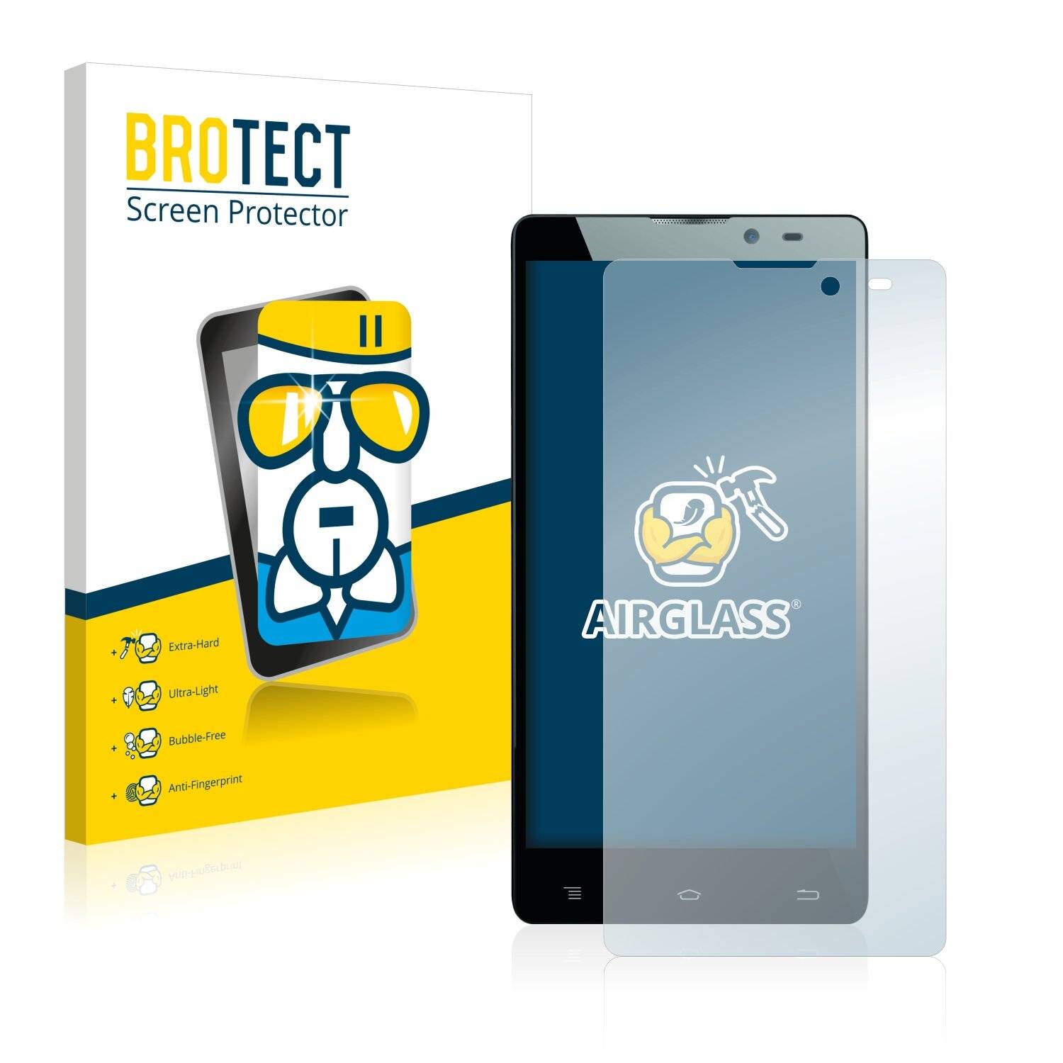 BROTECT AirGlass Schutzglas Folie für Archos 50