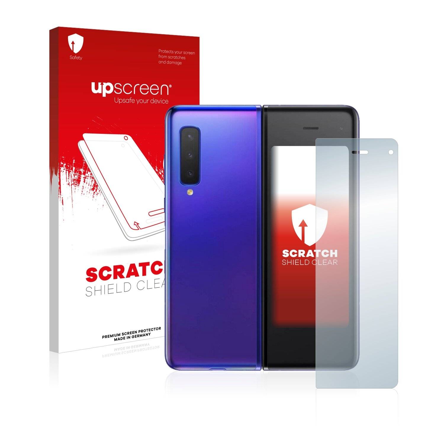 upscreen Scratch Shield Clear Premium Displayschutzfolie für Samsung Galaxy