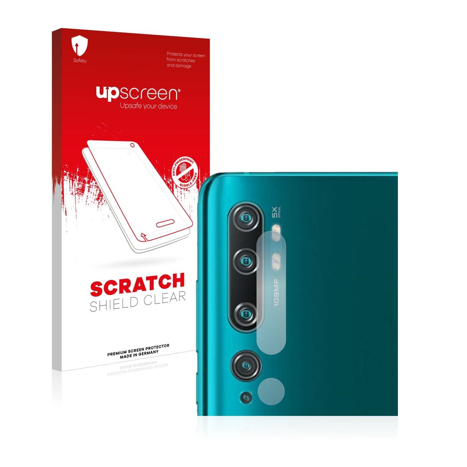 upscreen Scratch Shield Clear Premium Displayschutzfolie für Xiaomi Mi CC9 Pro (NUR