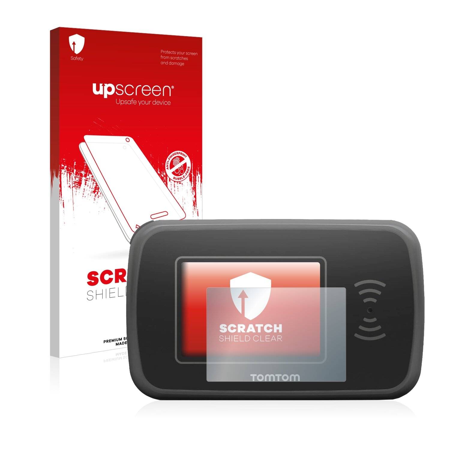 upscreen Scratch Shield Clear Premium Displayschutzfolie für TomTom Pro