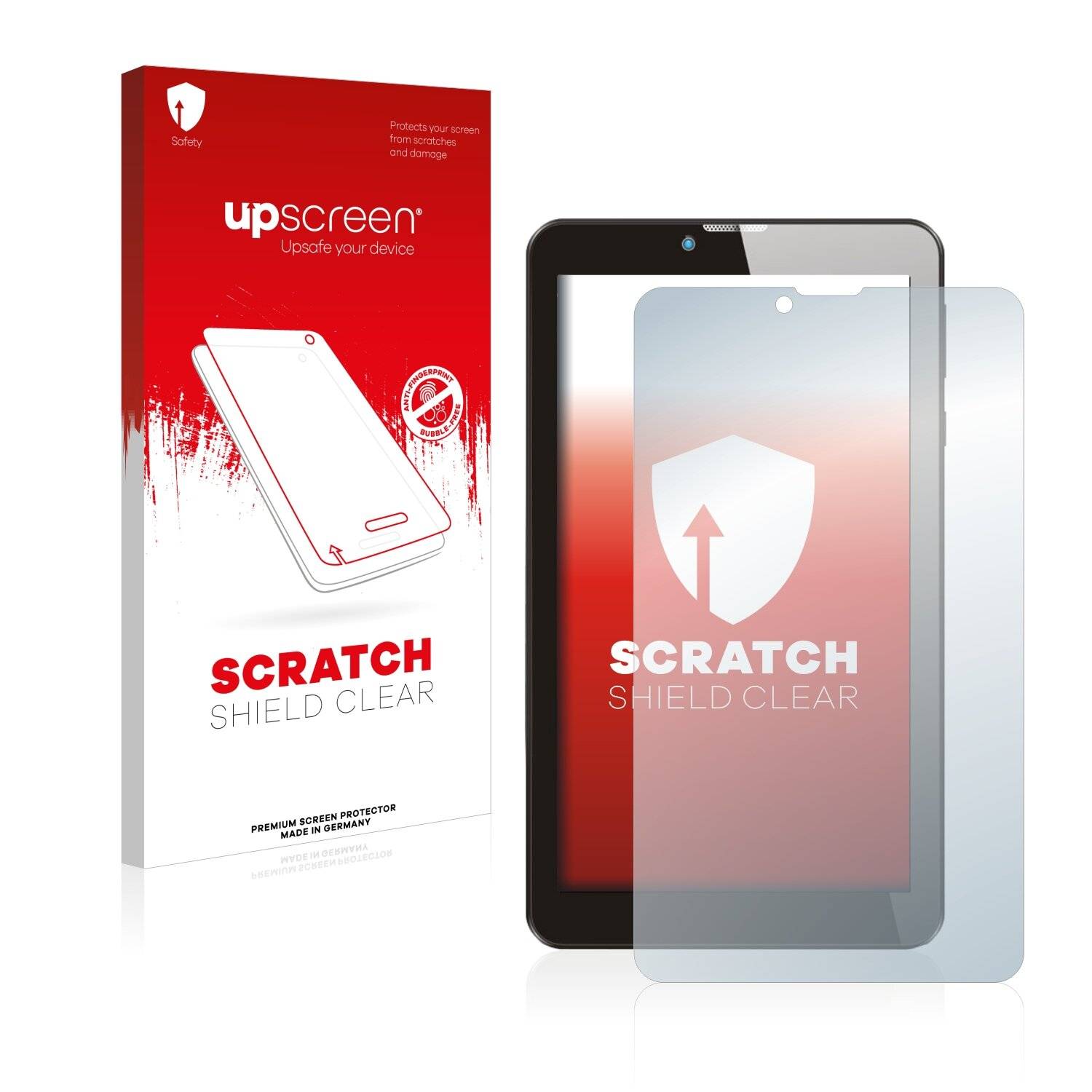 upscreen Scratch Shield Clear Premium Displayschutzfolie für Odys Pyro 7 Plus