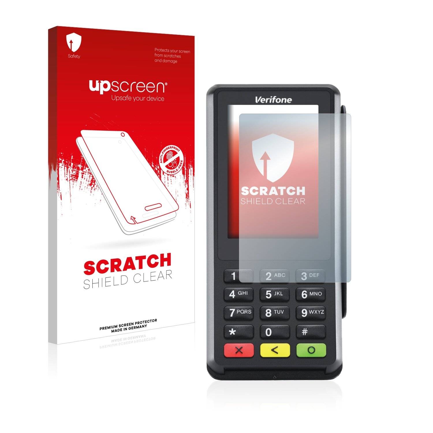 upscreen Scratch Shield Clear Premium Displayschutzfolie für Verifone