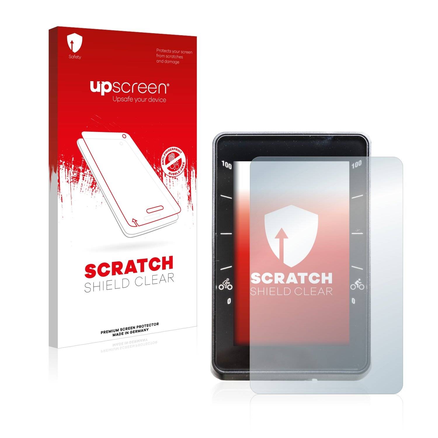 upscreen Scratch Shield Clear Premium Displayschutzfolie für Bulls Green Mover Lacuba Evo 8