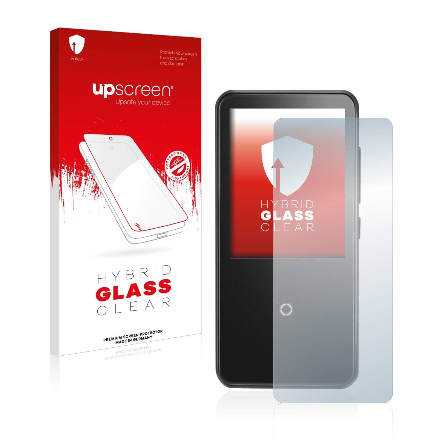 upscreen Hybrid Glass Clear Premium Schutzglas Folie für AGPtek