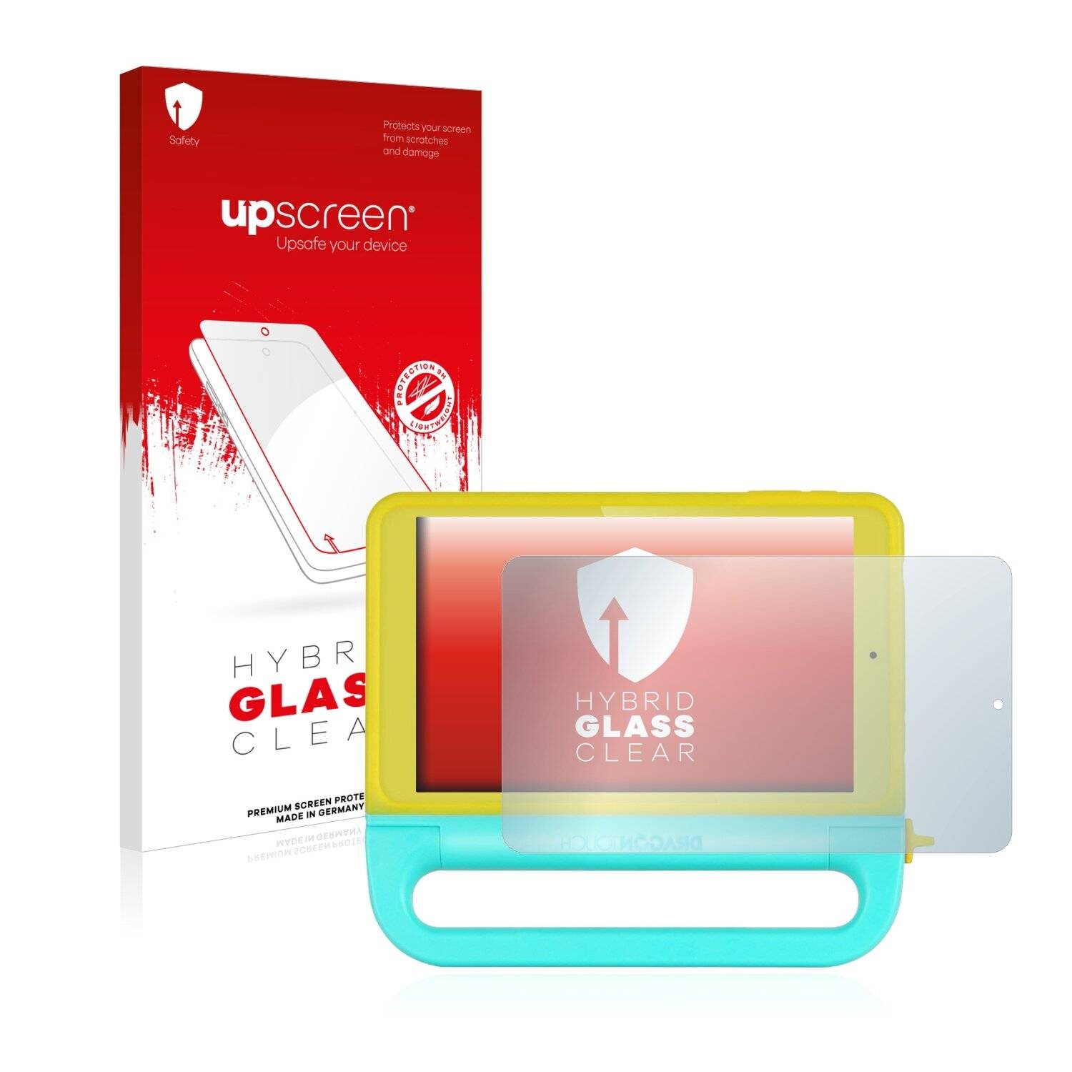upscreen Hybrid Glass Clear Premium Schutzglas Folie für Dragon Touch