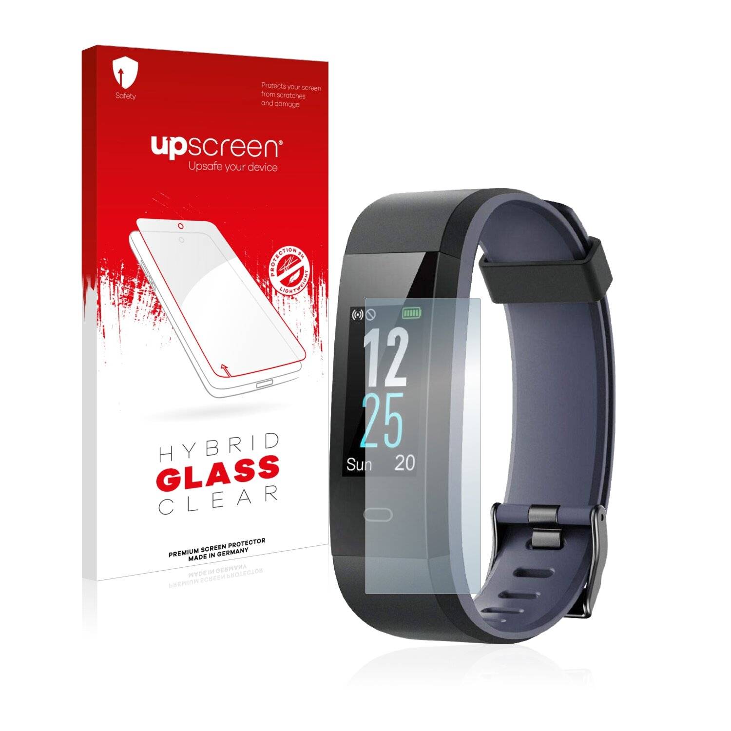 upscreen Hybrid Glass Clear Premium Schutzglas Folie für Vigorun