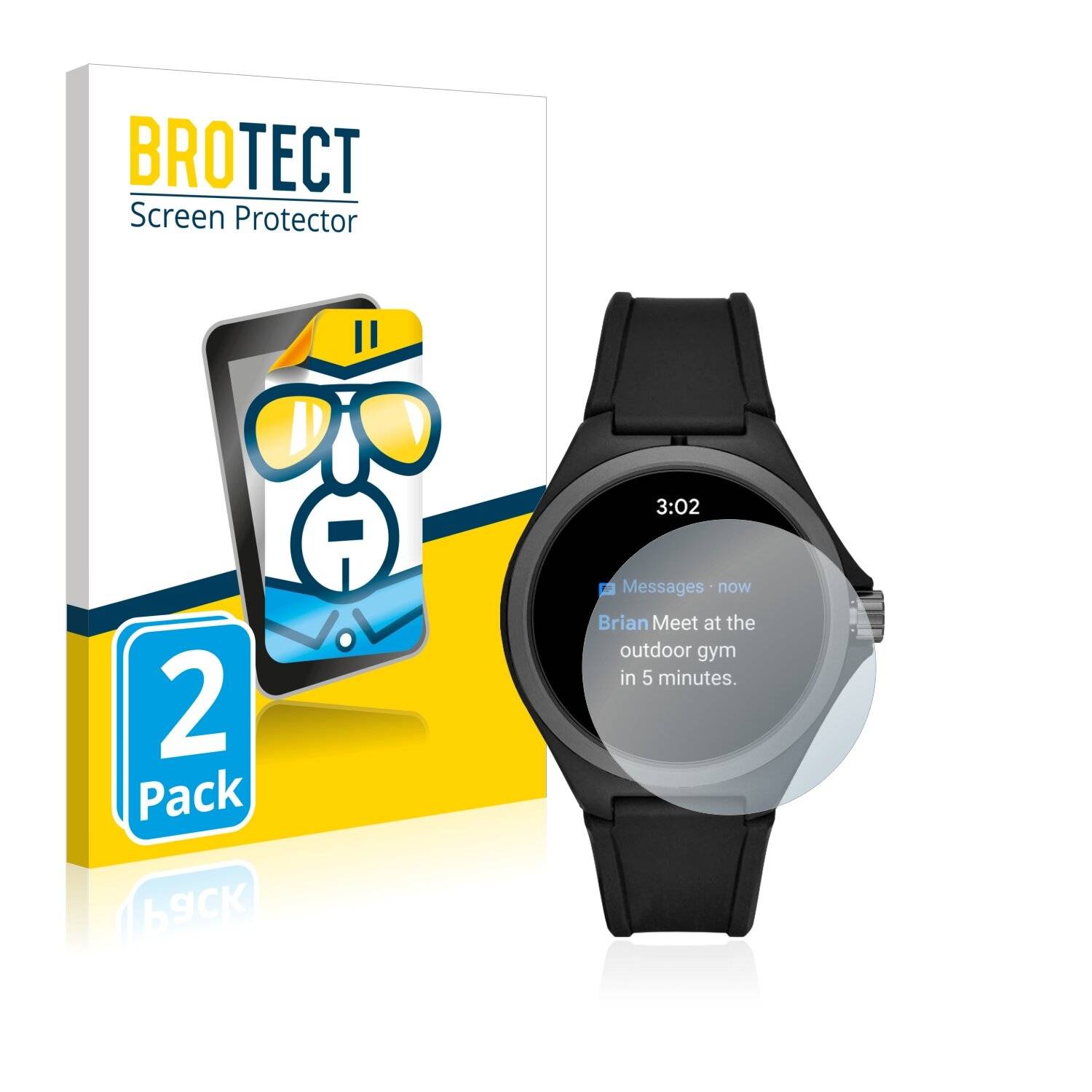 2x BROTECT HD-Clear Displayschutzfolie für Puma Gen 4 Heart Rate