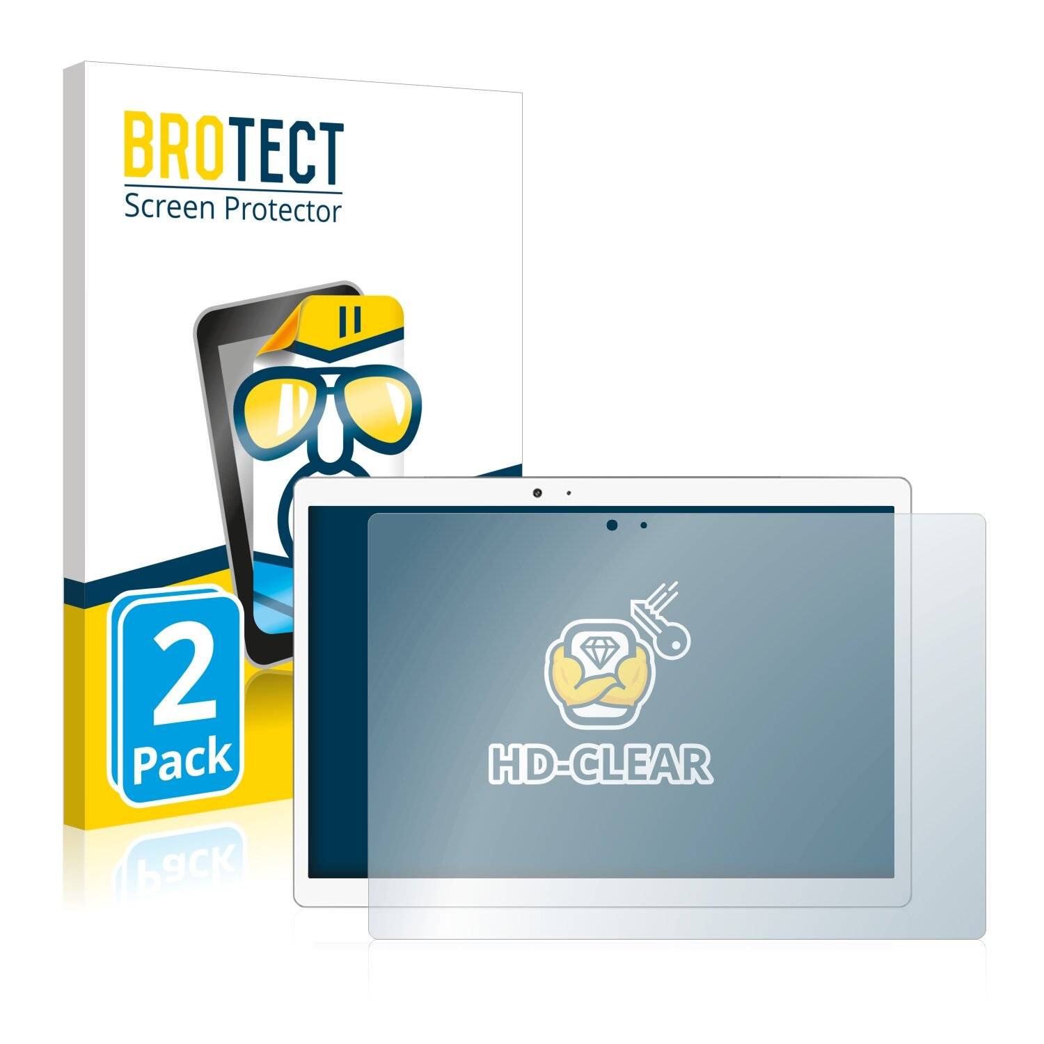 2x BROTECT HD-Clear Displayschutzfolie für Teclast