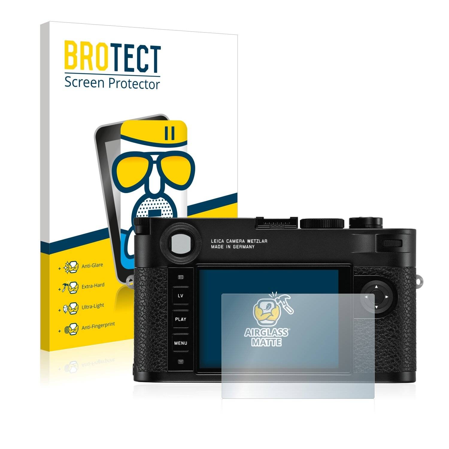 BROTECT AirGlass Matte Schutzglas Folie für Leica M10