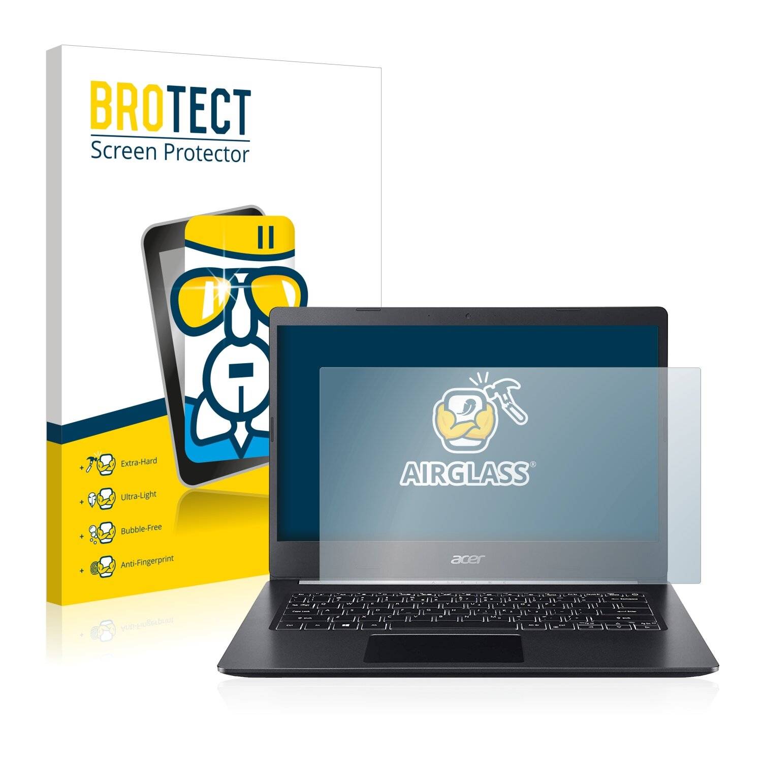 BROTECT AirGlass Schutzglas Folie für Acer Aspire 5