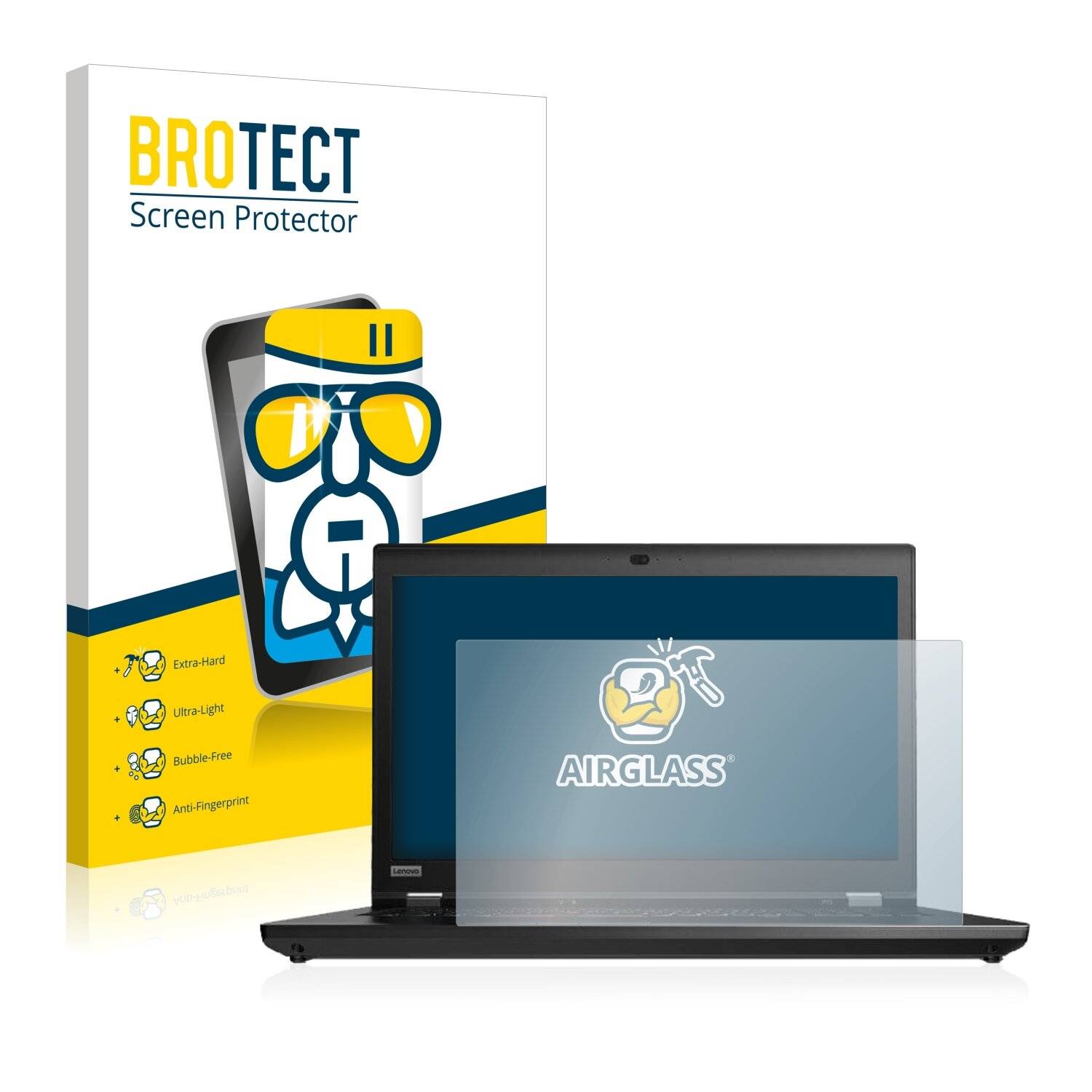 BROTECT AirGlass Schutzglas Folie für Lenovo ThinkPad