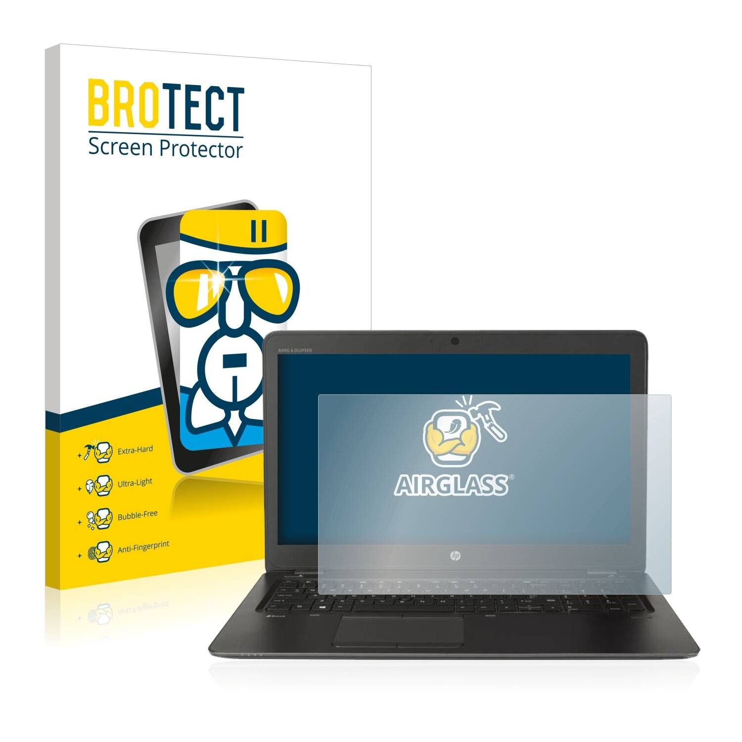 BROTECT AirGlass Schutzglas Folie für HP ZBook 15u G4