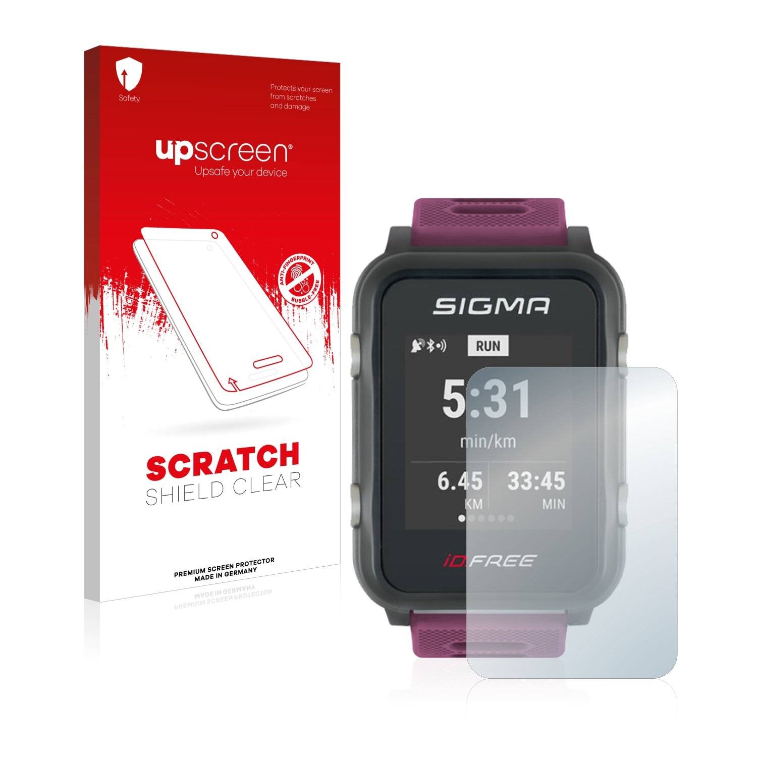 upscreen Scratch Shield Clear Premium Displayschutzfolie für Sigma iD