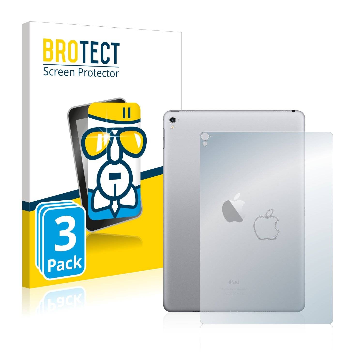 3x BROTECT AirGlass Schutzglas Folie für Apple iPad Pro 9.7 2016