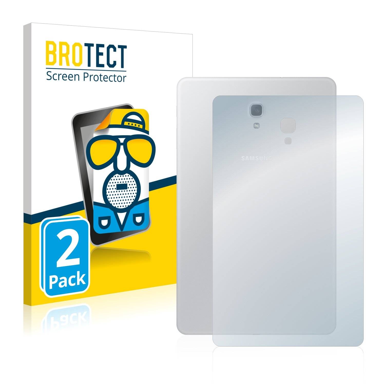 2x BROTECT Matte Displayschutzfolie für Samsung Galaxy Tab A 10.5 WiFi 2018 (Rückseite) -