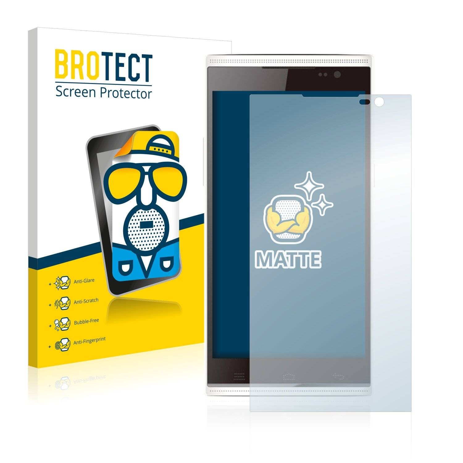 2x BROTECT Matte Displayschutzfolie für Ulefone Be One - Entspiegelt,