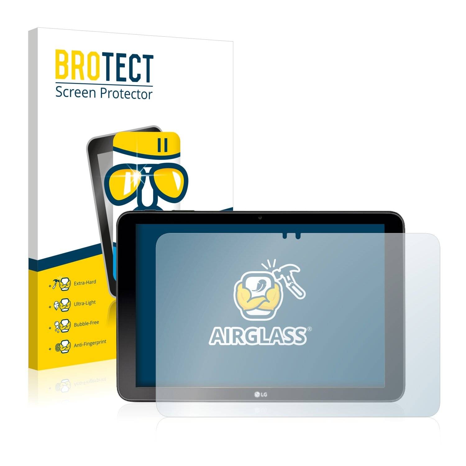 BROTECT AirGlass Schutzglas Folie für LG G Pad X