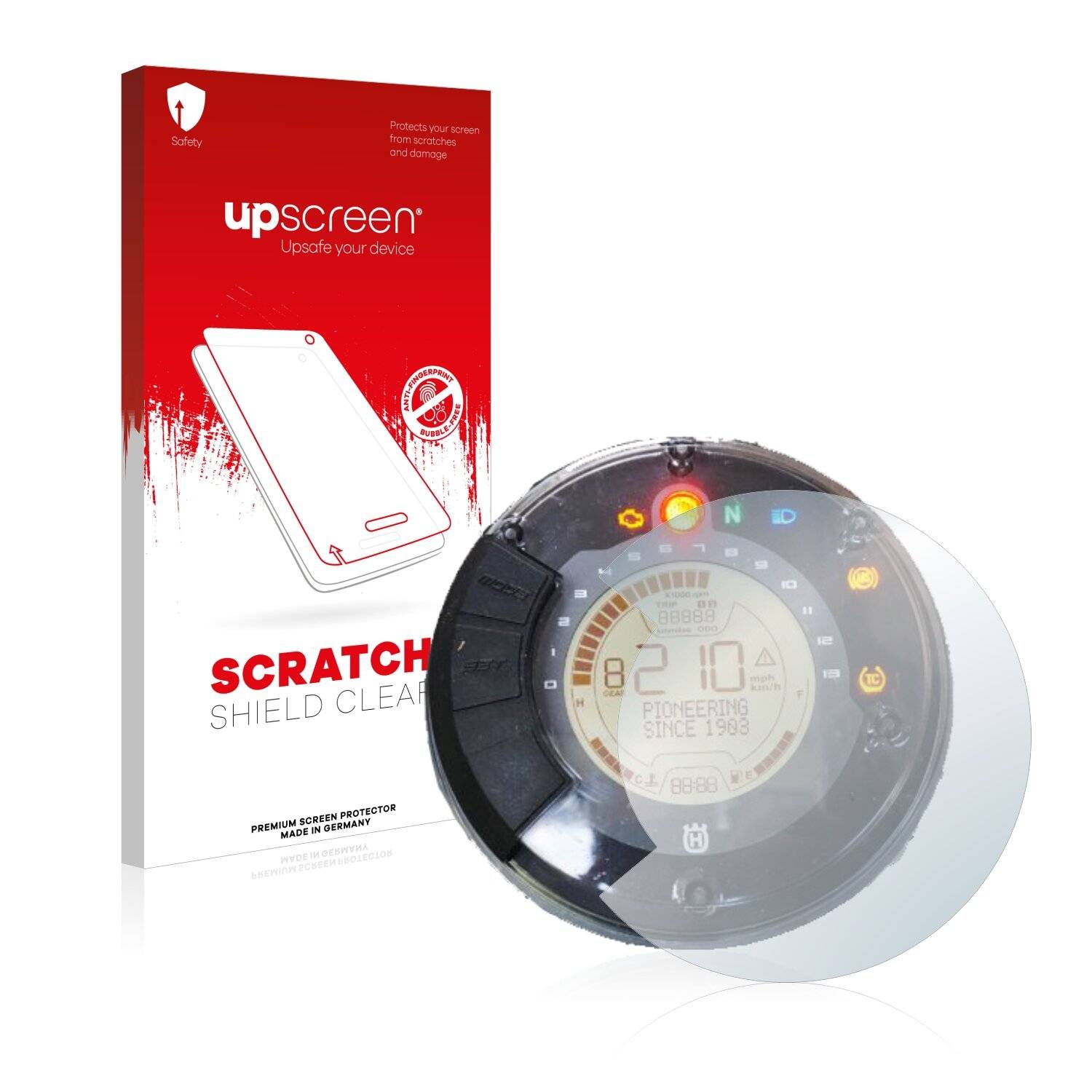 upscreen Scratch Shield Clear Premium Displayschutzfolie für Husqvarna Vitpilen 701