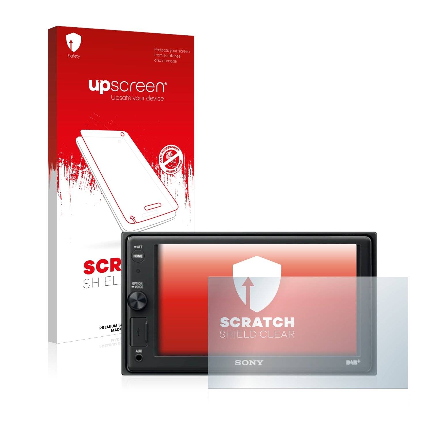 upscreen Scratch Shield Clear Premium Displayschutzfolie für Sony