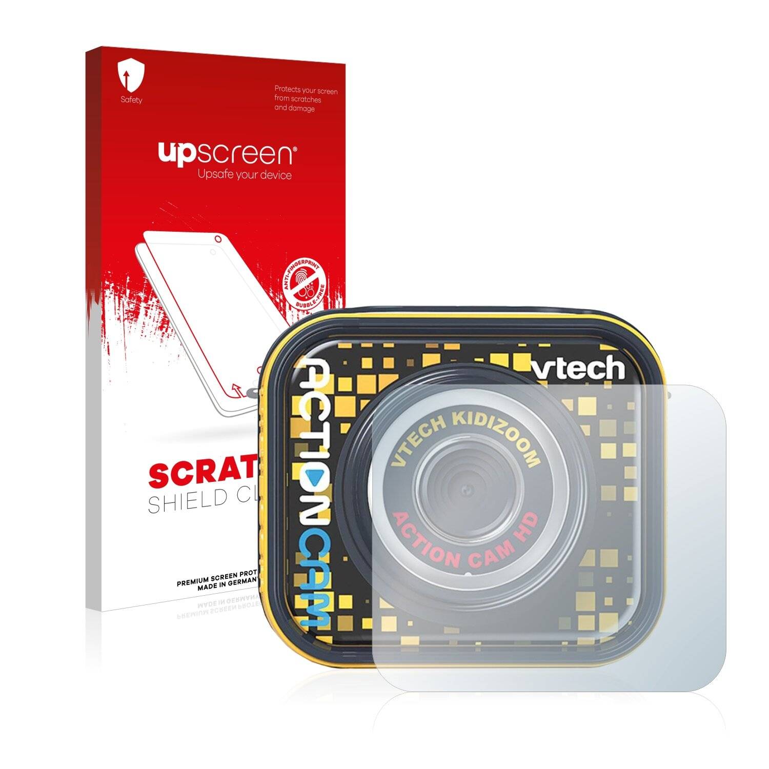upscreen Scratch Shield Clear Premium Displayschutzfolie für Vtech Kidizoom Action Cam