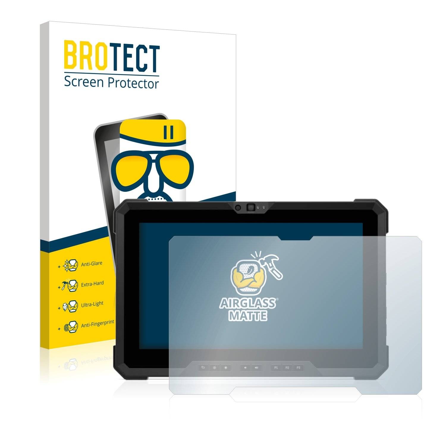 BROTECT AirGlass Matte Schutzglas Folie für Dell Latitude 7220EX Rugged