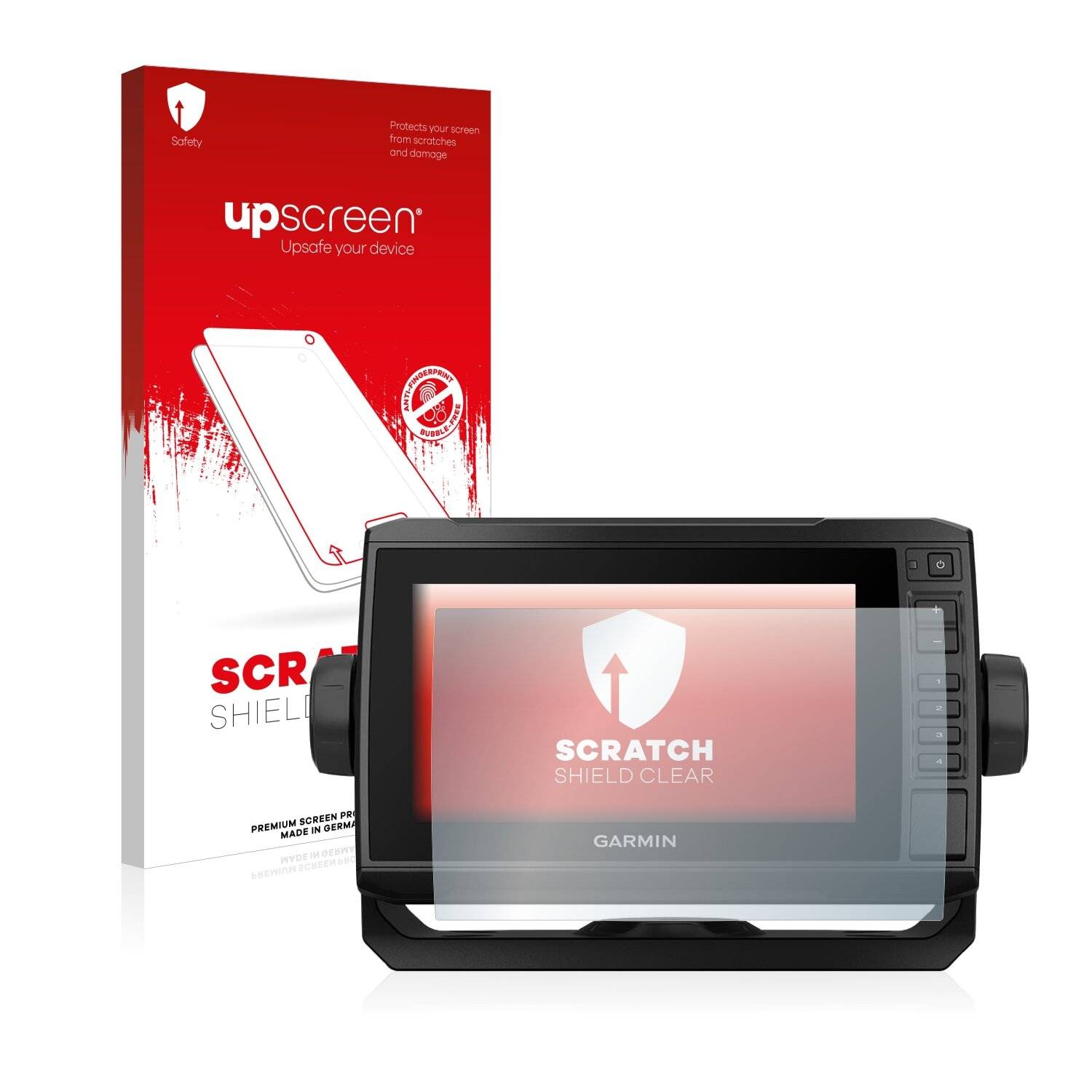 upscreen Scratch Shield Clear Premium Displayschutzfolie für Garmin echoMAP UHD