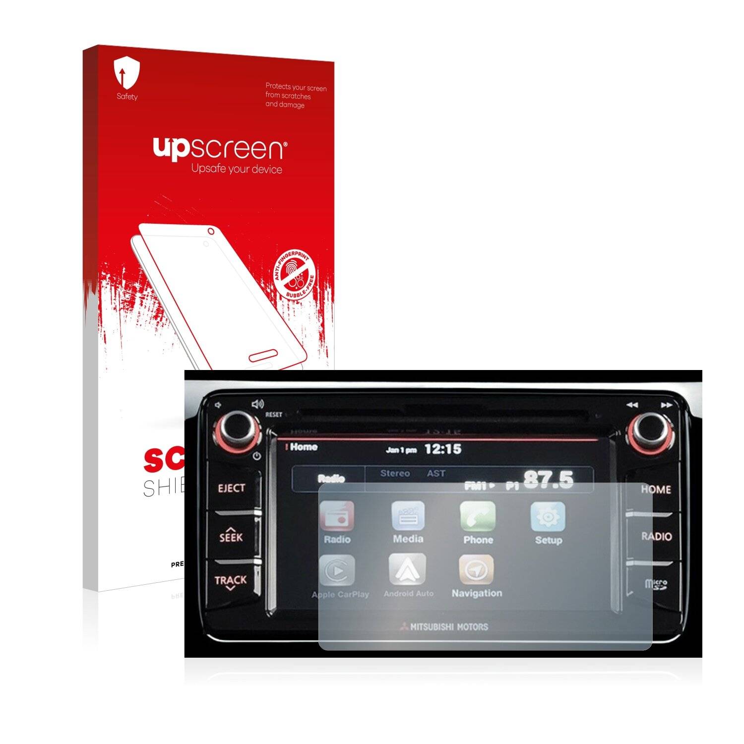 upscreen Scratch Shield Clear Premium Displayschutzfolie für Mitsubishi L200 Series 5
