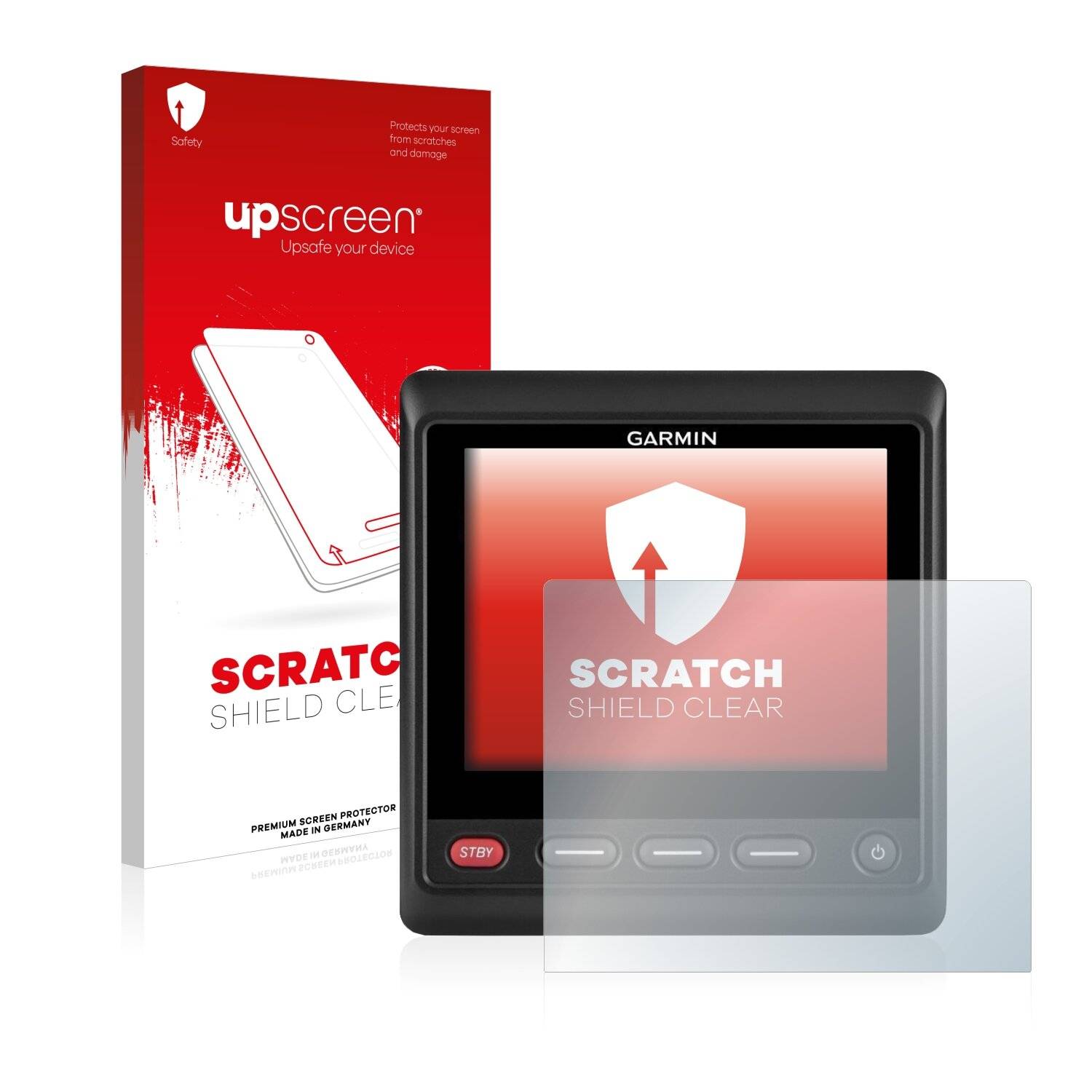 upscreen Scratch Shield Clear Premium Displayschutzfolie für Garmin GHC