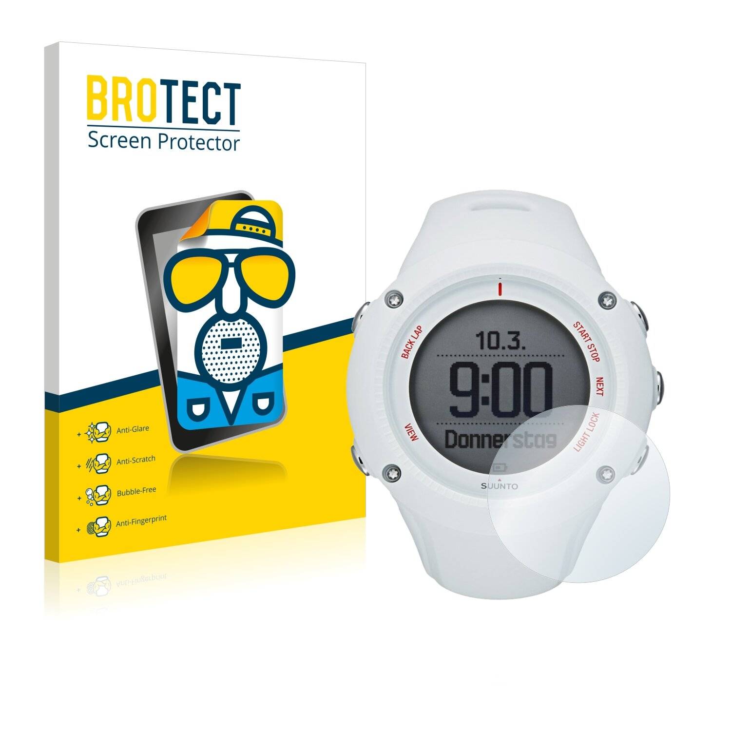 2x BROTECT Matte Displayschutzfolie für Suunto Ambit3 Run White - Entspiegelt,