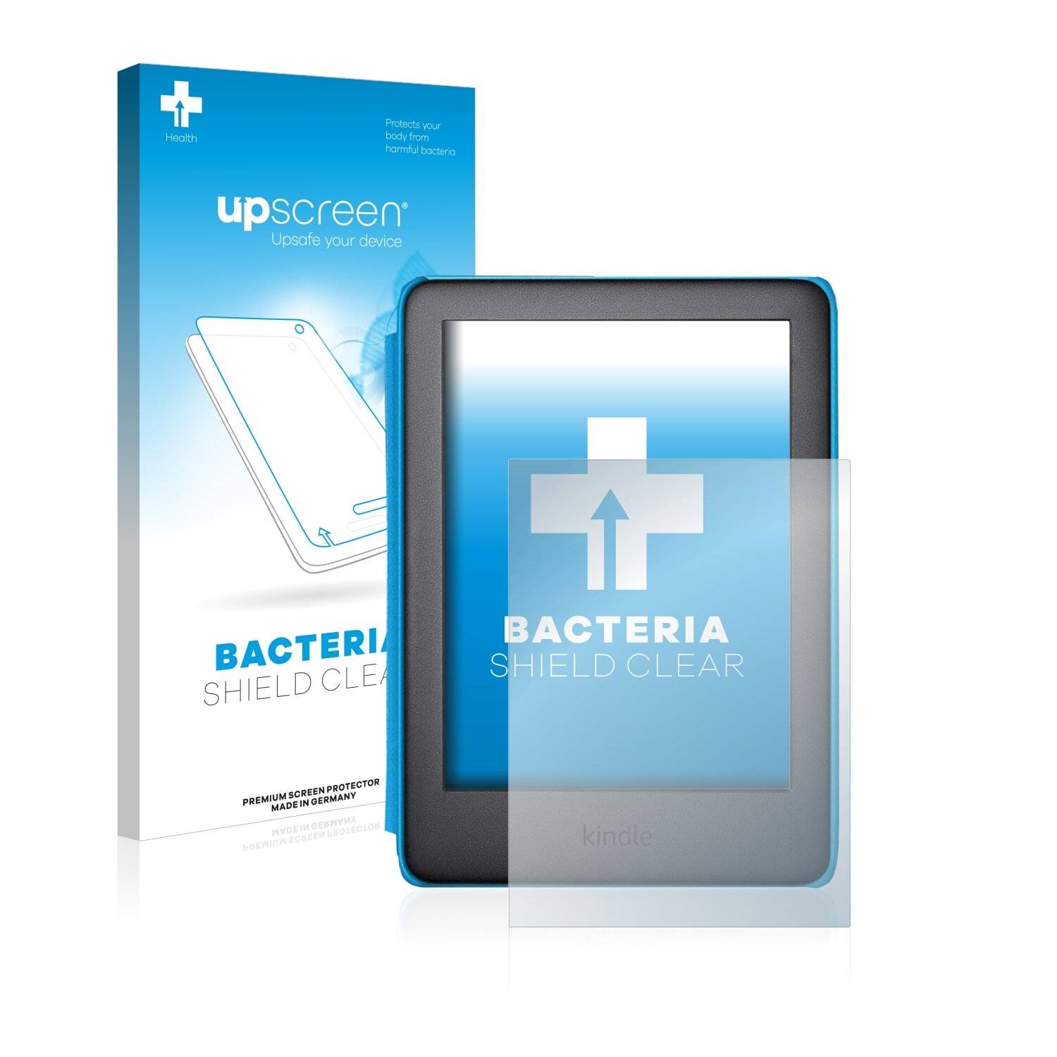 upscreen Bacteria Shield Clear Premium Antibakterielle Displayschutzfolie für Amazon Kindle
